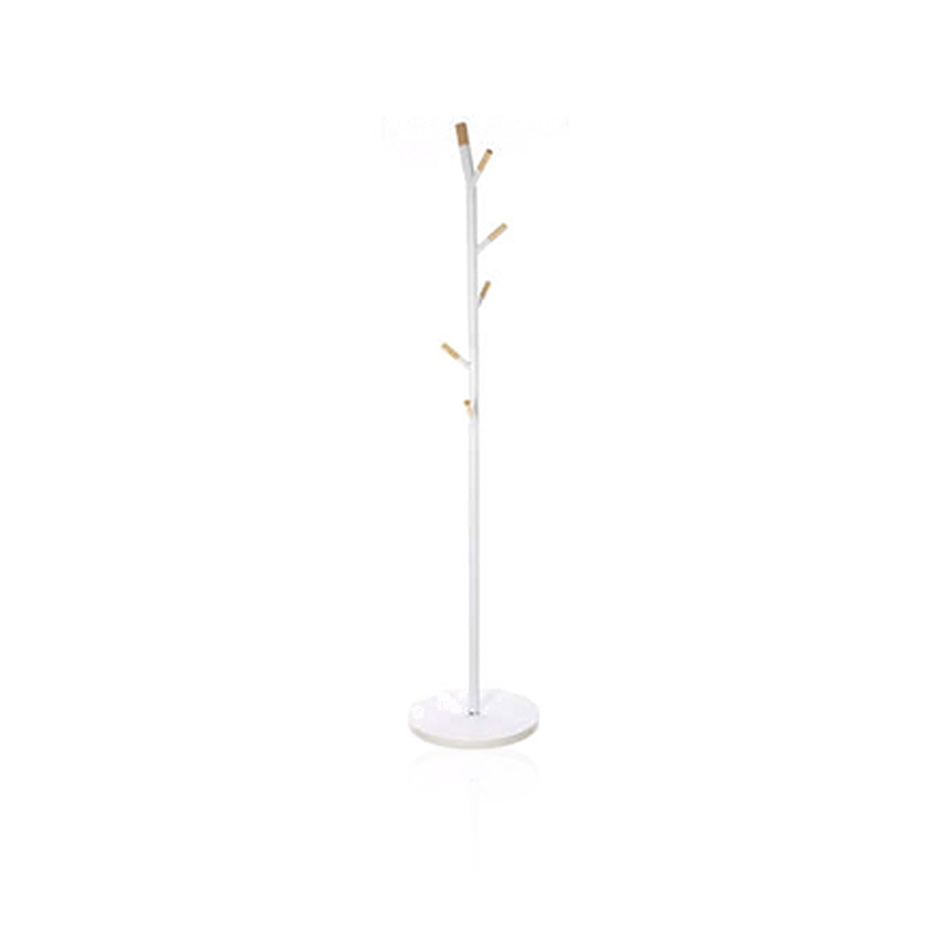Cabide de Pé em Metal Branco