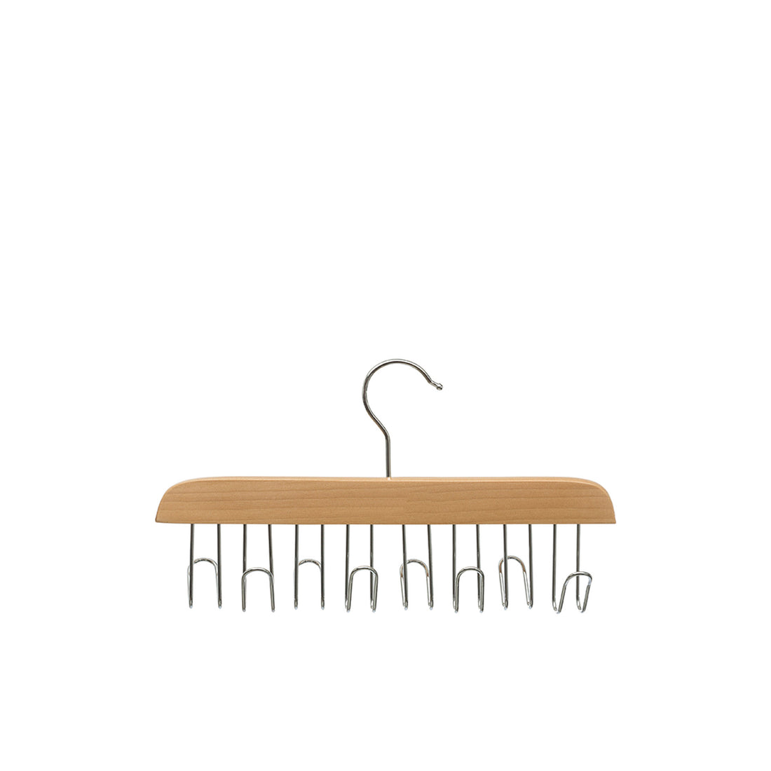 Colgador de cinturón de madera