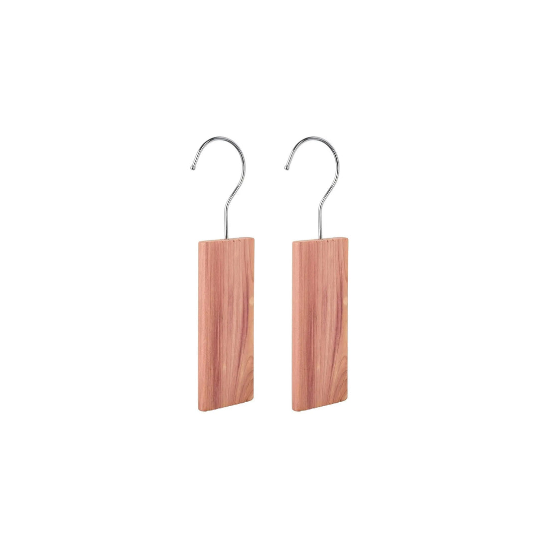 Juego de 2 perchas de madera de cedro antipolillas