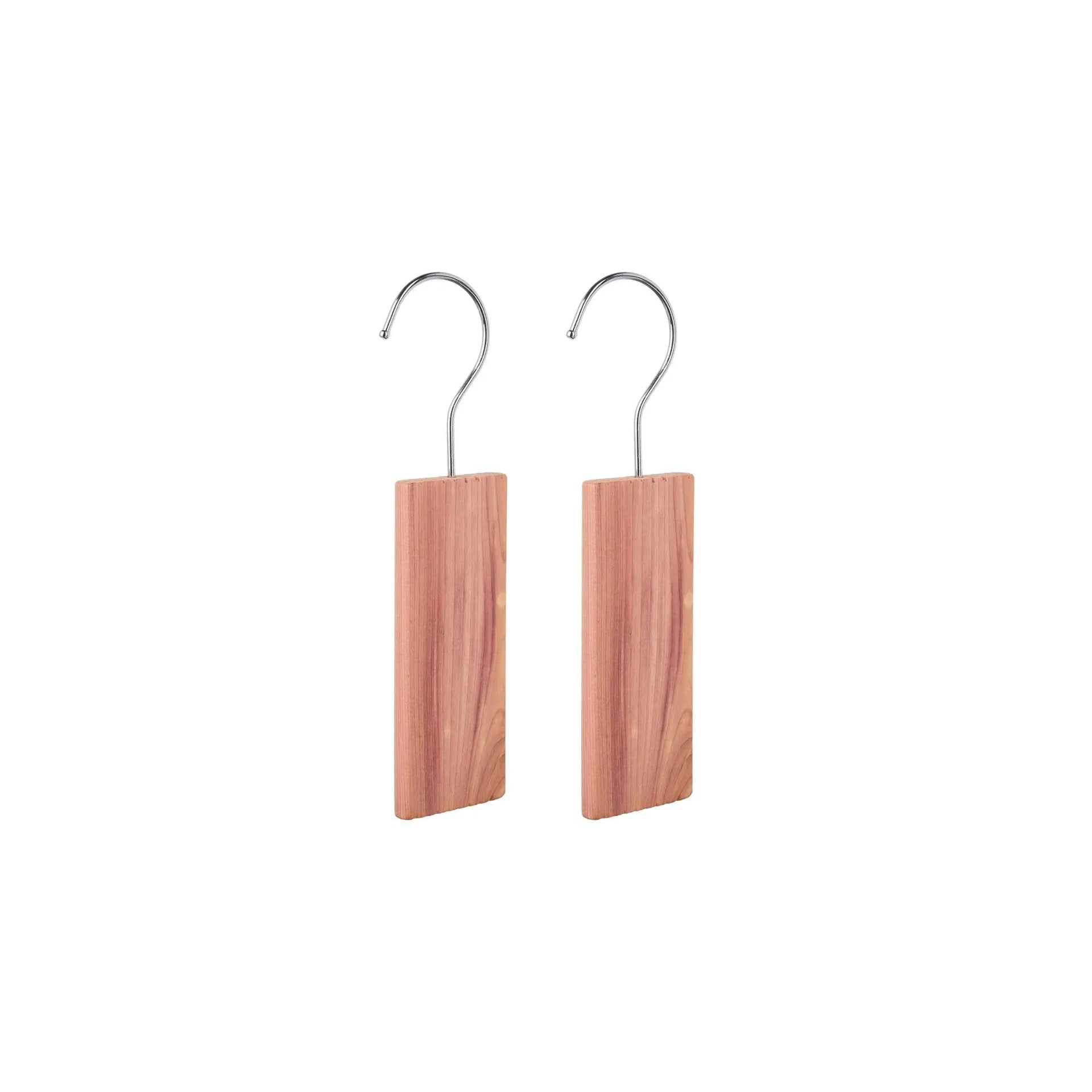 Conjunto de 2 Cabides em Madeira Cedro Anti Traça