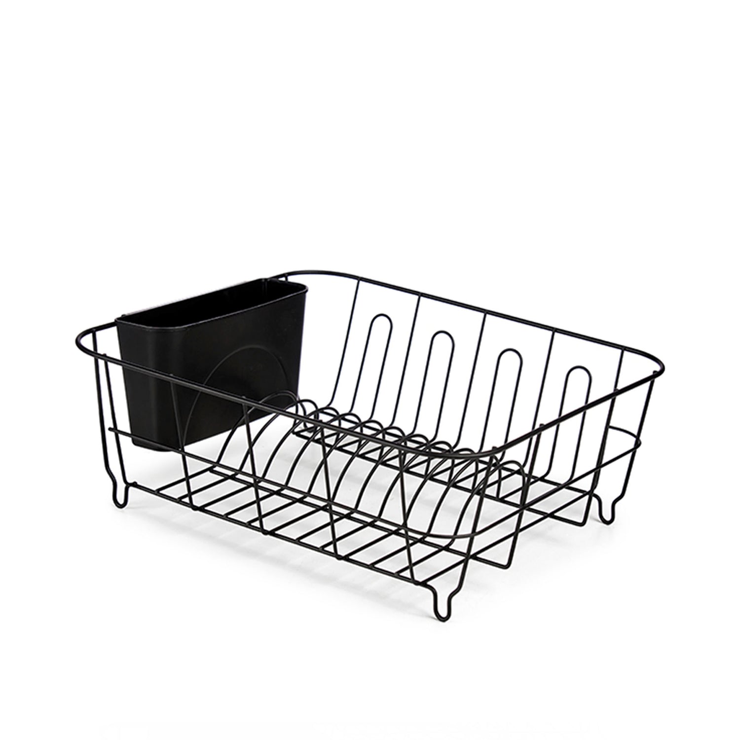 Escorredor de Louça Aço Preto Mate