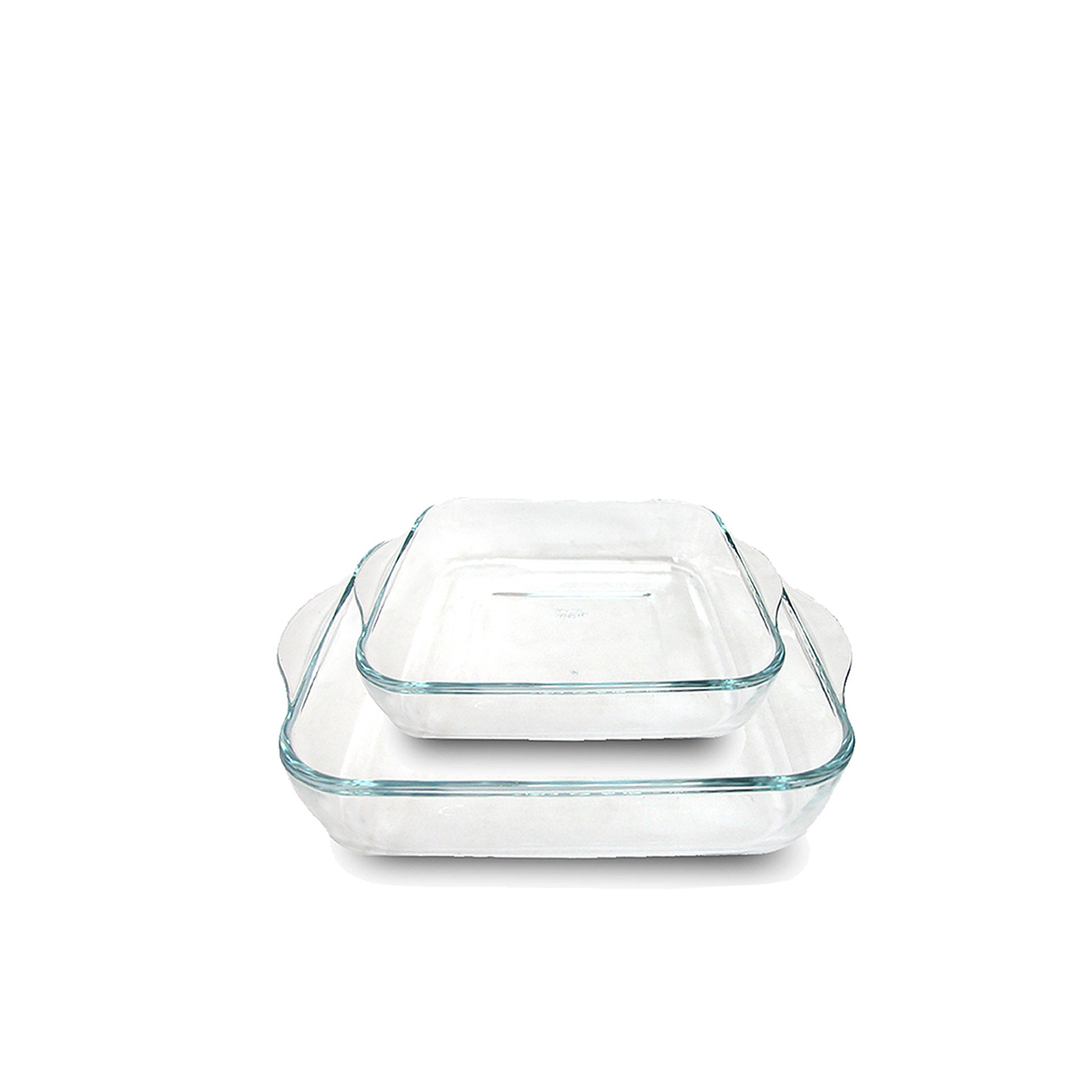 Conjunto 2 Travessas Quadradas Vidro para Forno