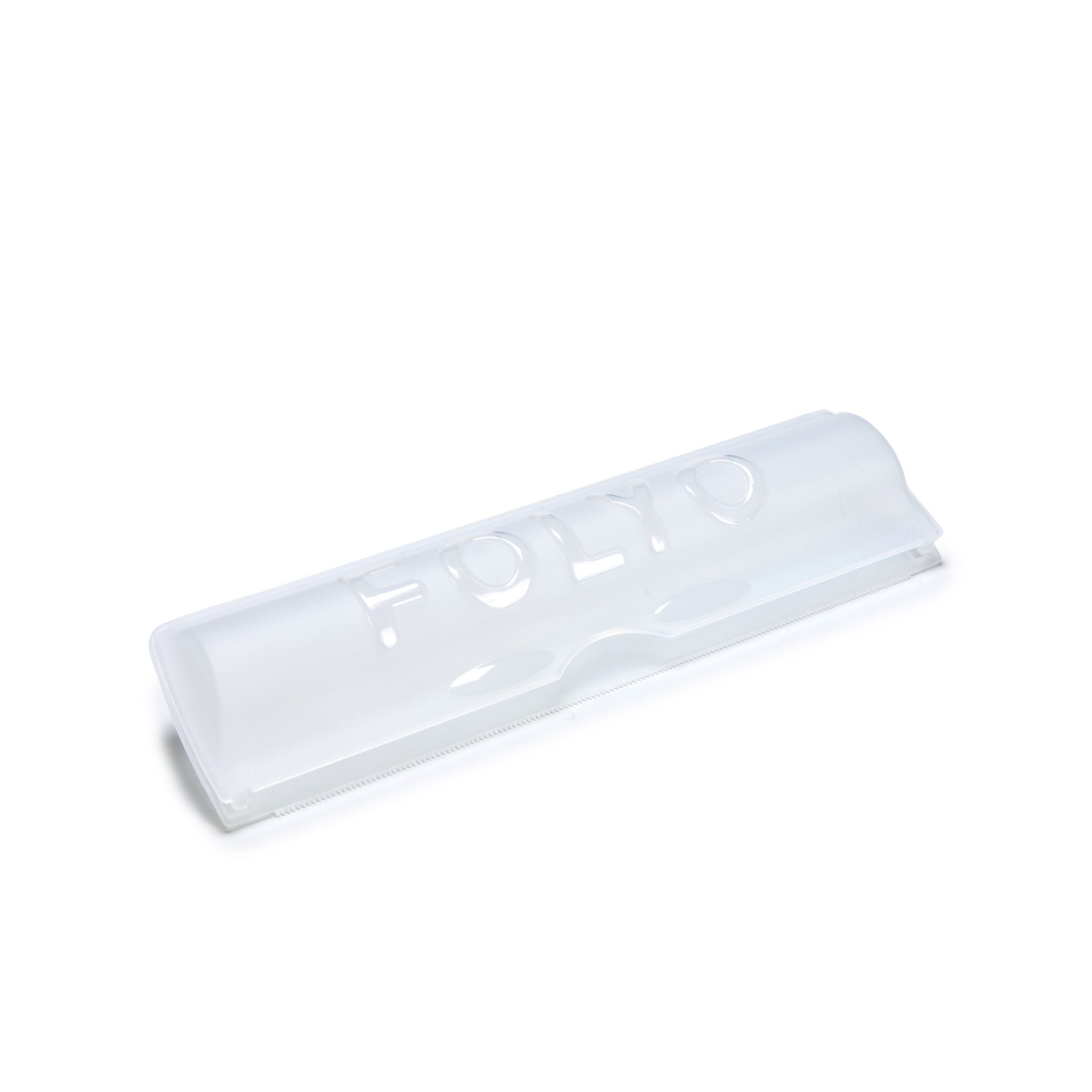 Portarrollos de plástico transparente