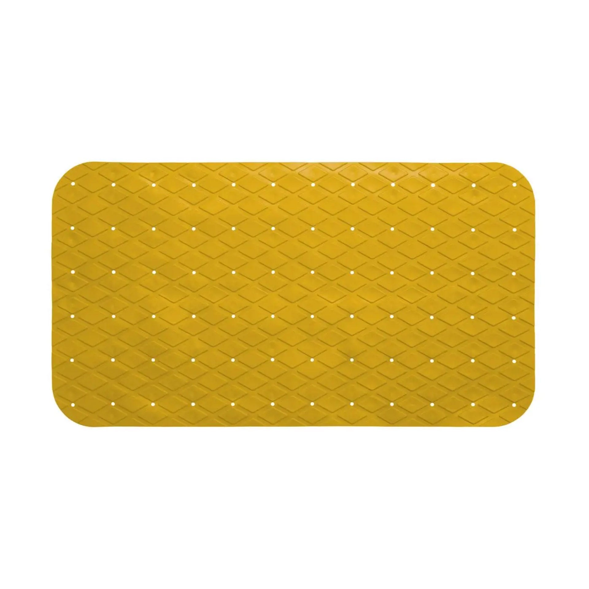 Tapete Banheira PVC Mostarda