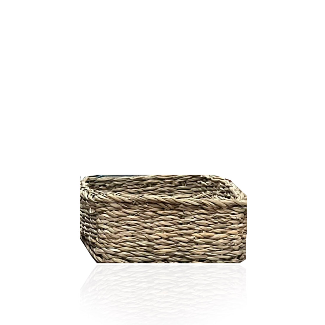 Cesto Quadrado Médio em Vime