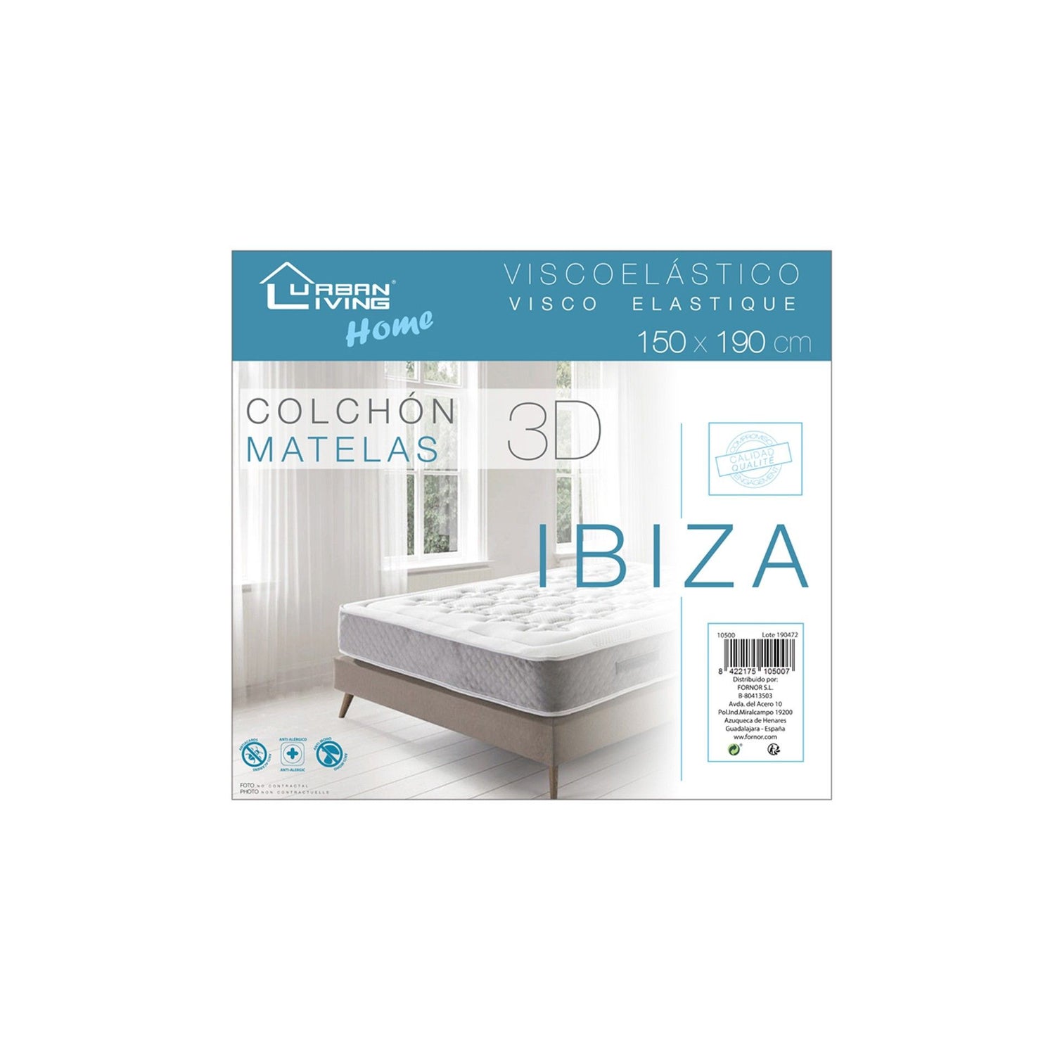 Colchão Viscoelástico Ibiza