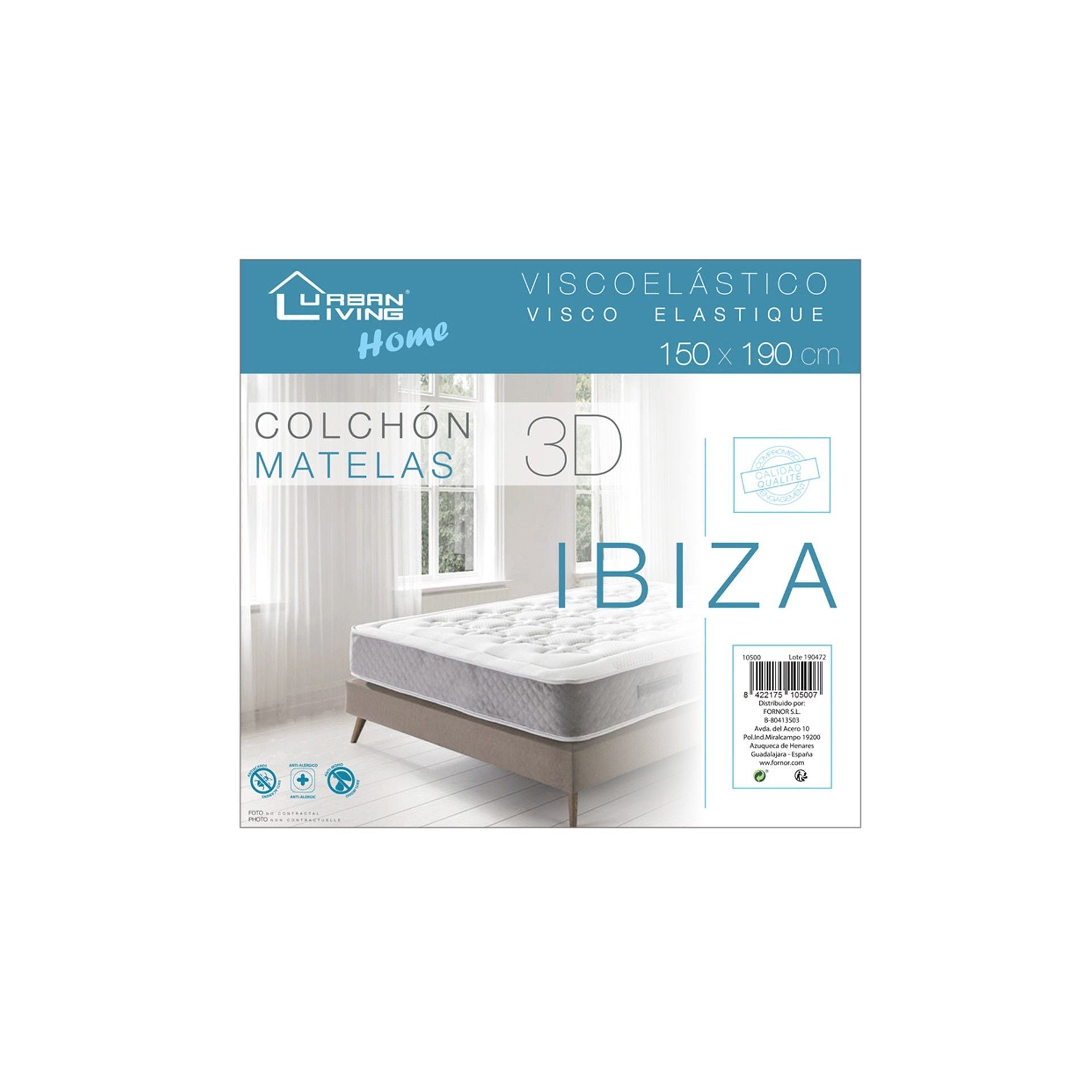 Colchão Viscoelástico Ibiza