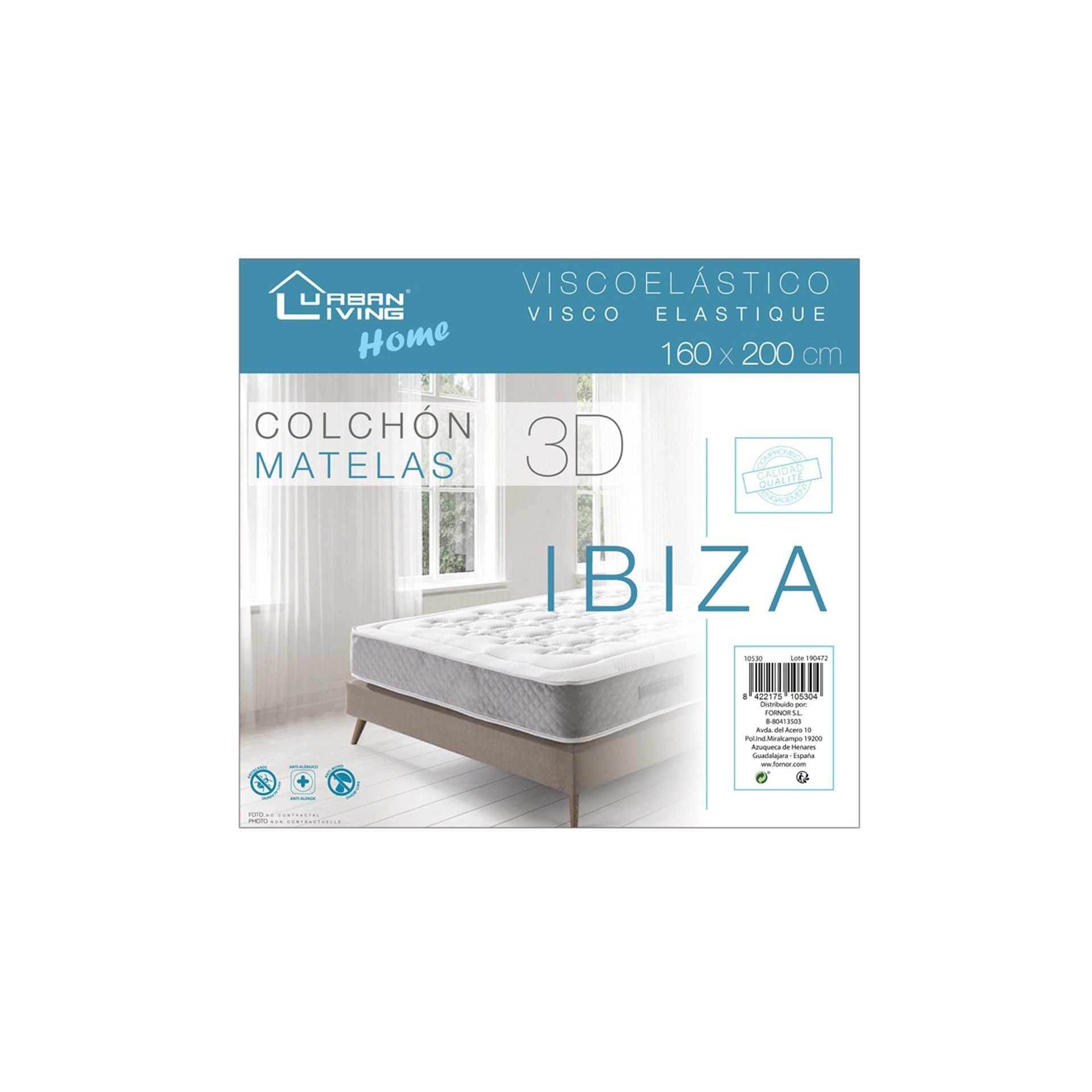 Colchão Viscoelástico Ibiza