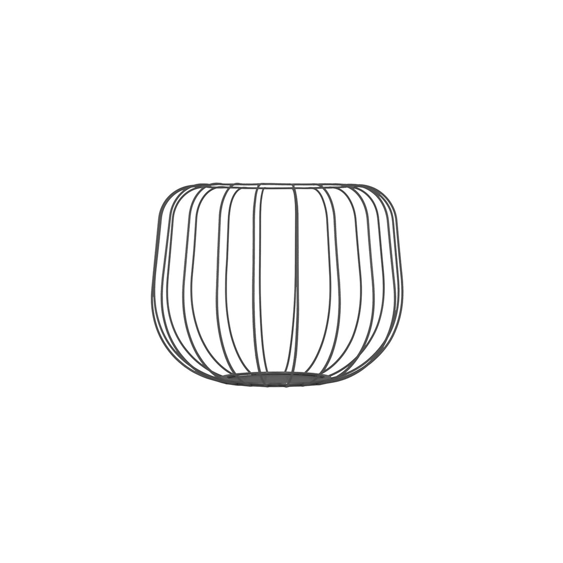 Suporte para Vaso Decorativo Taj Mahal 30 cm Antracite