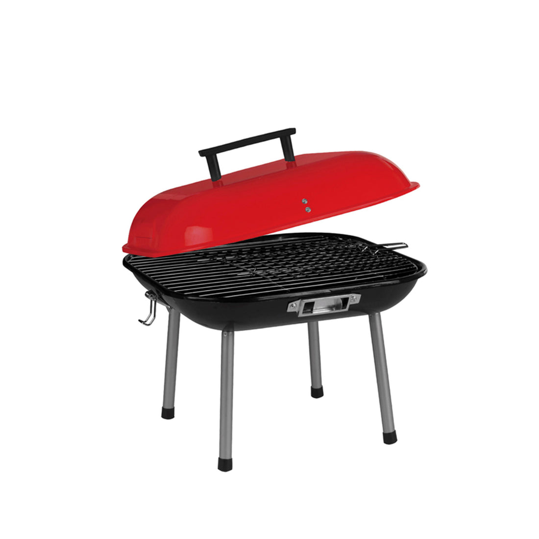 Parrilla de carbón con tapa