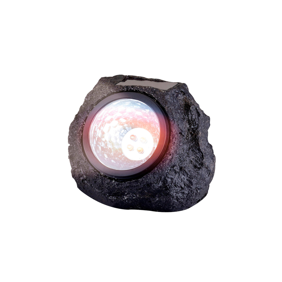 Luz solar led de piedra de jardín