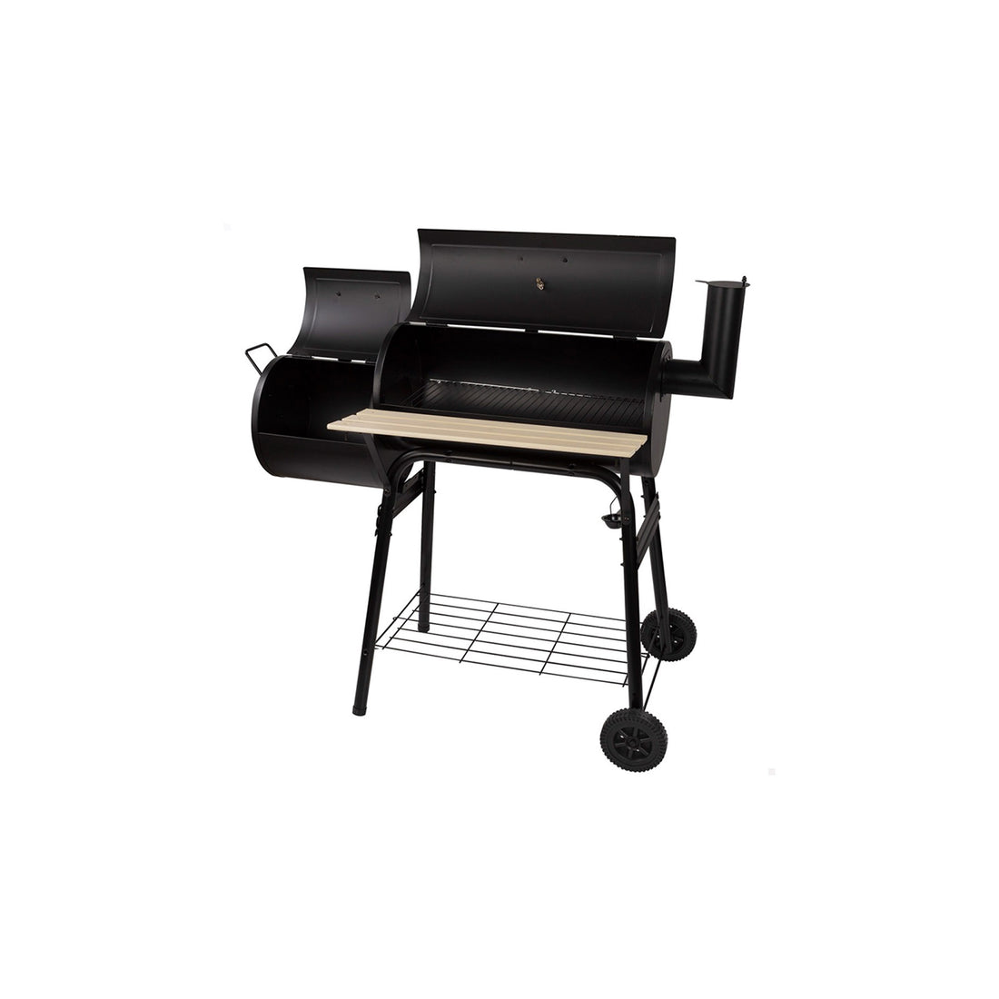 Parrilla de carbón con chimenea