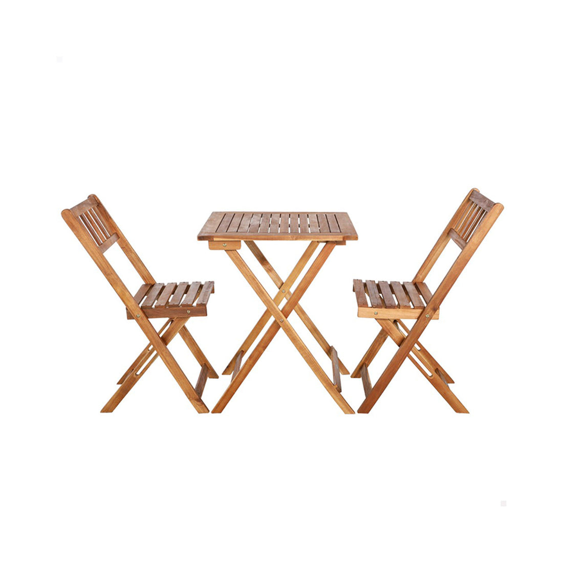 Conjunto de Mesa + 2 Cadeiras em Madeira