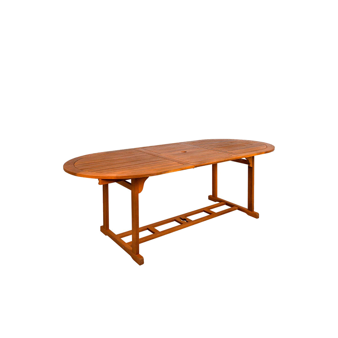 Mesa Oval Extensível em Madeira 150/200 cm
