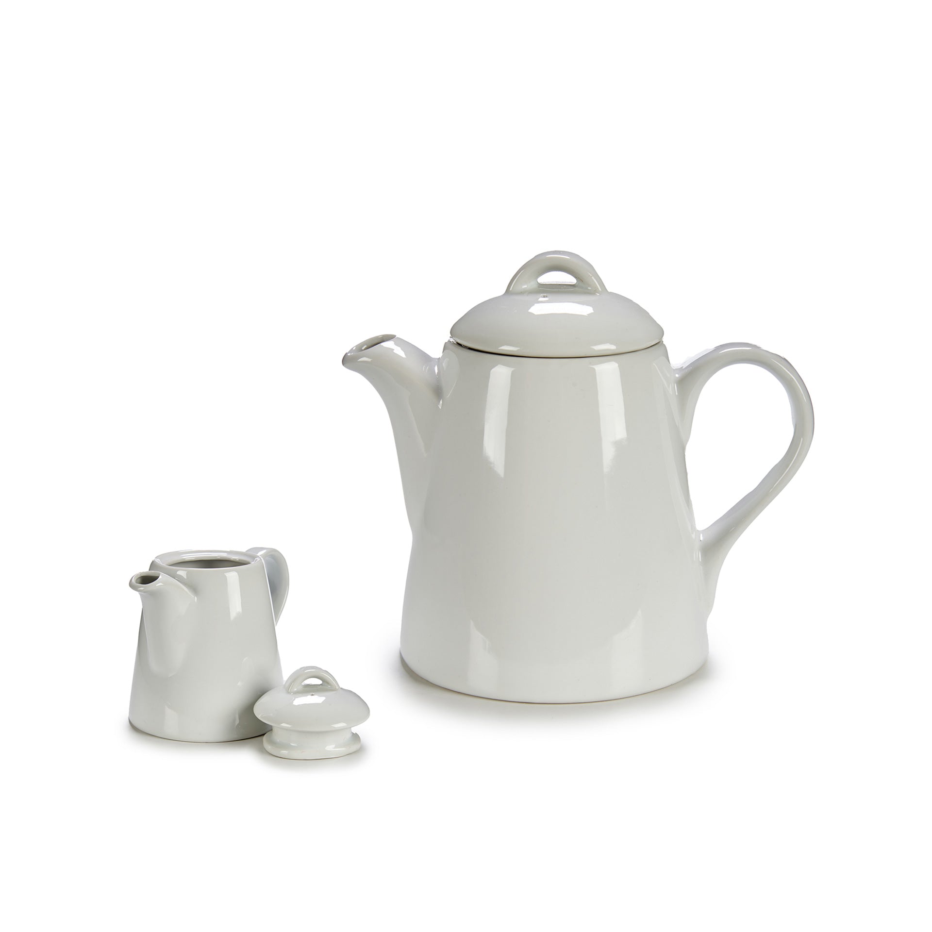 Chaleira Porcelana Branca com Asa 520 cc