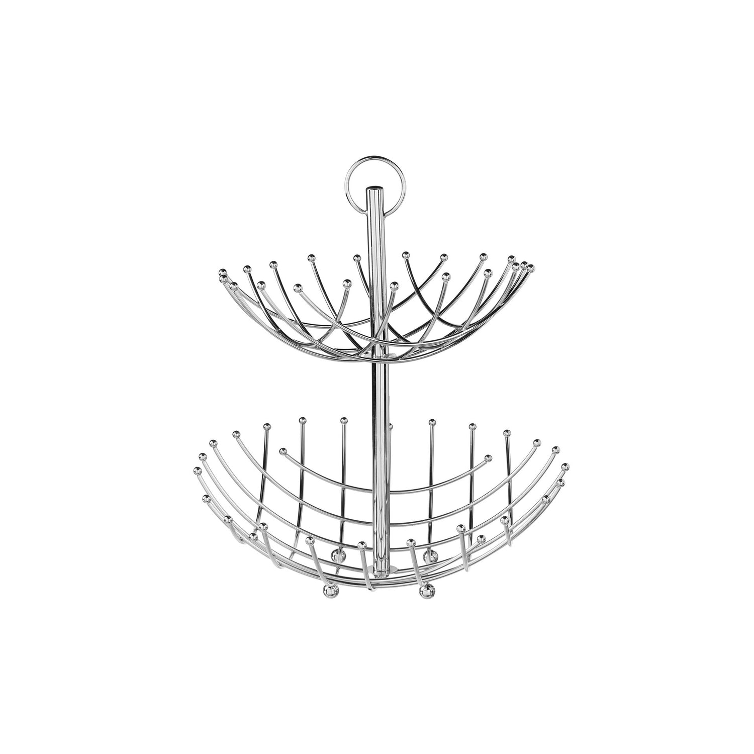 Fruteira de Metal com 2 Níveis