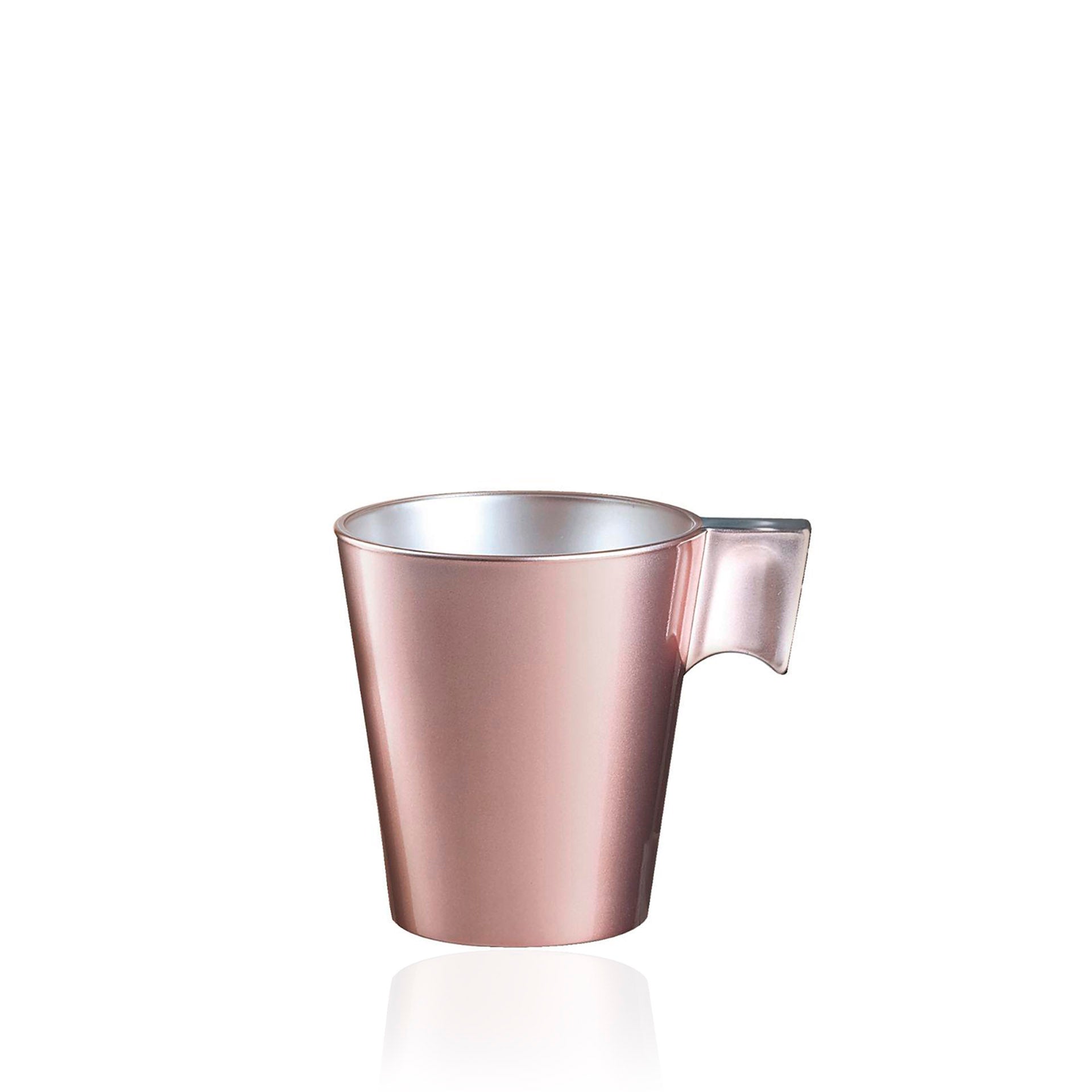Chávena Café Vidro Flashy Longo Rosa 22 cl