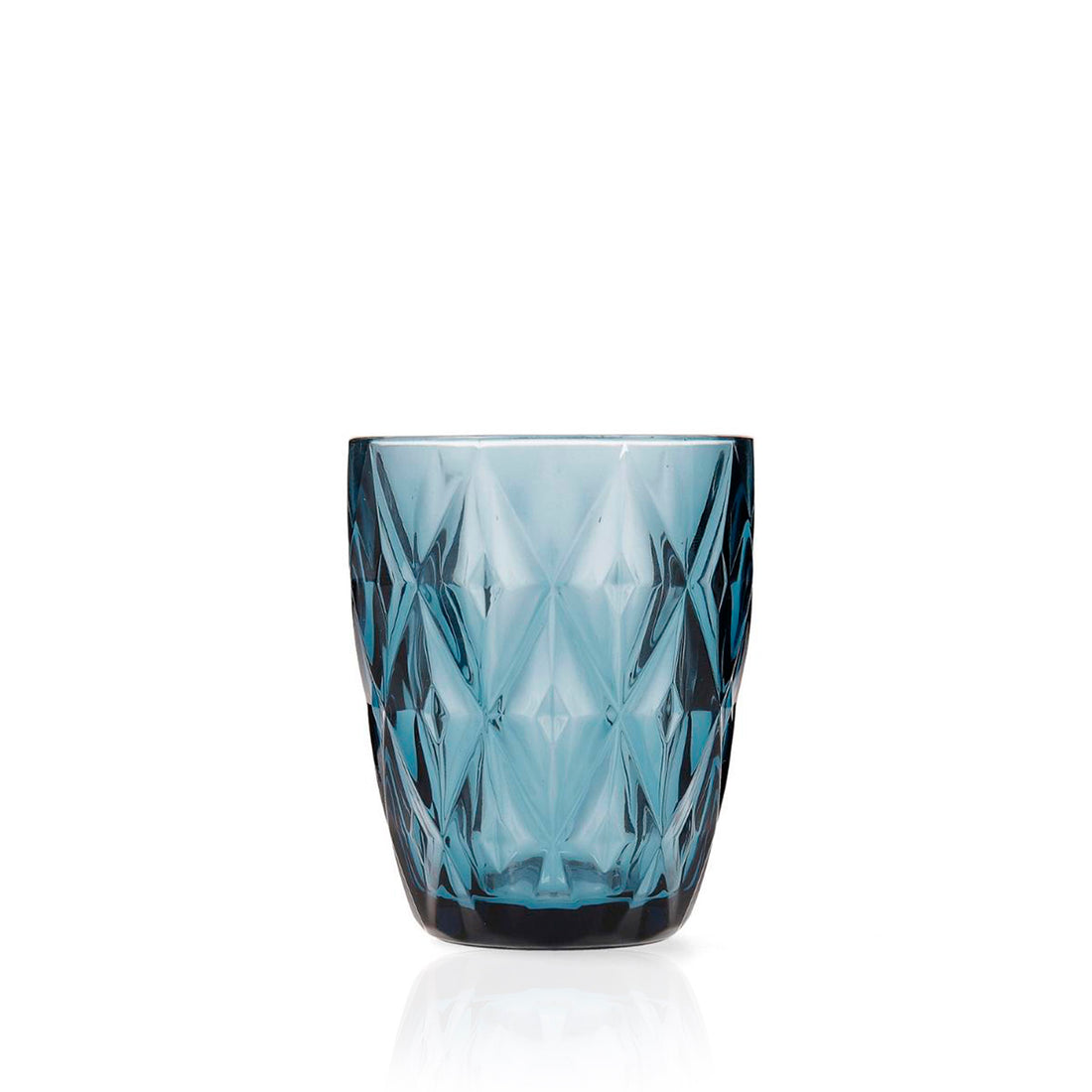 Conjunto 6 Copos Baixos Vidro Azul Ikonic 24 cl