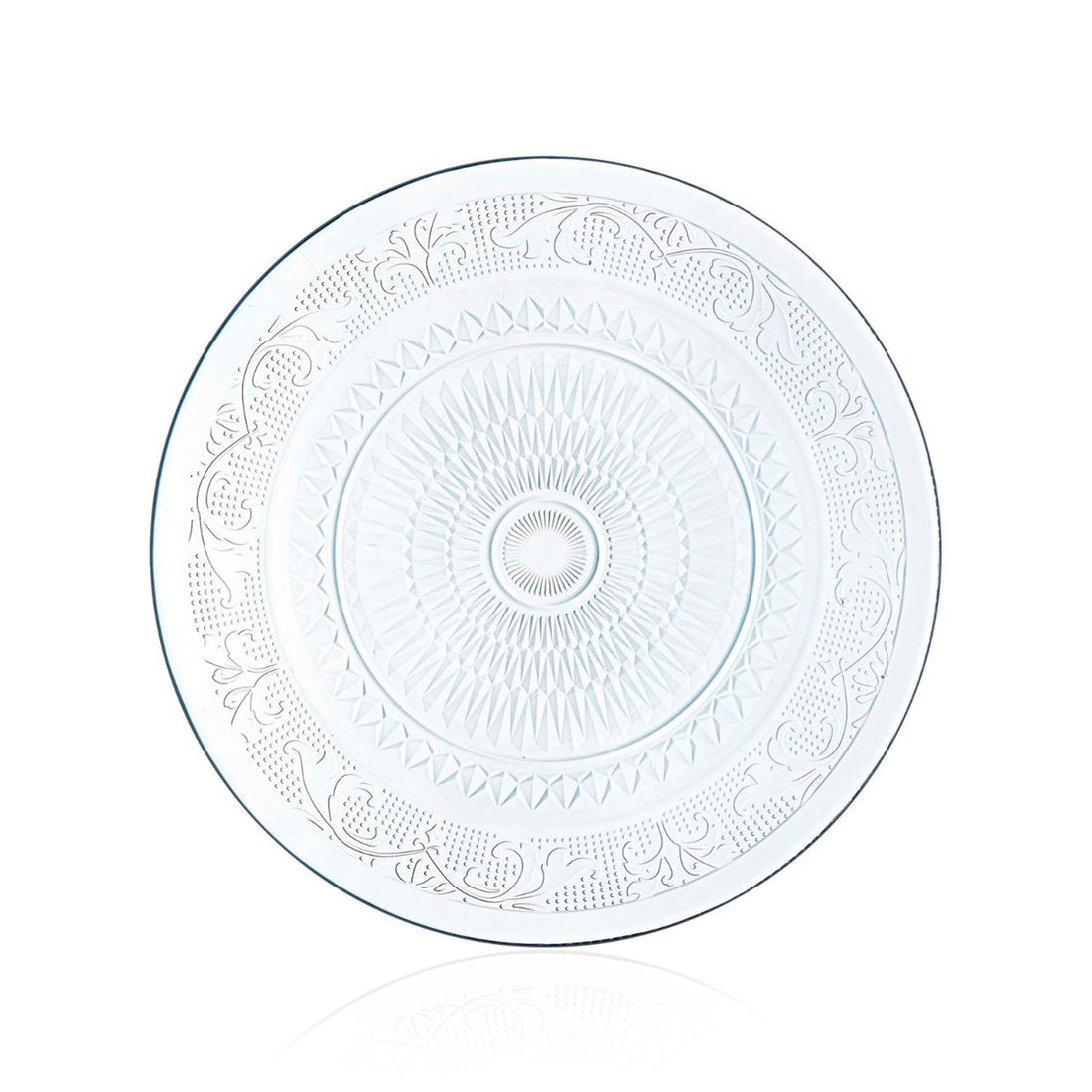 Travessa Redonda Vidro Sixtine 32 cm