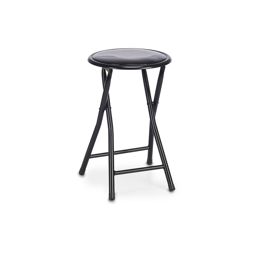 Banco Dobrável Preto Brilho