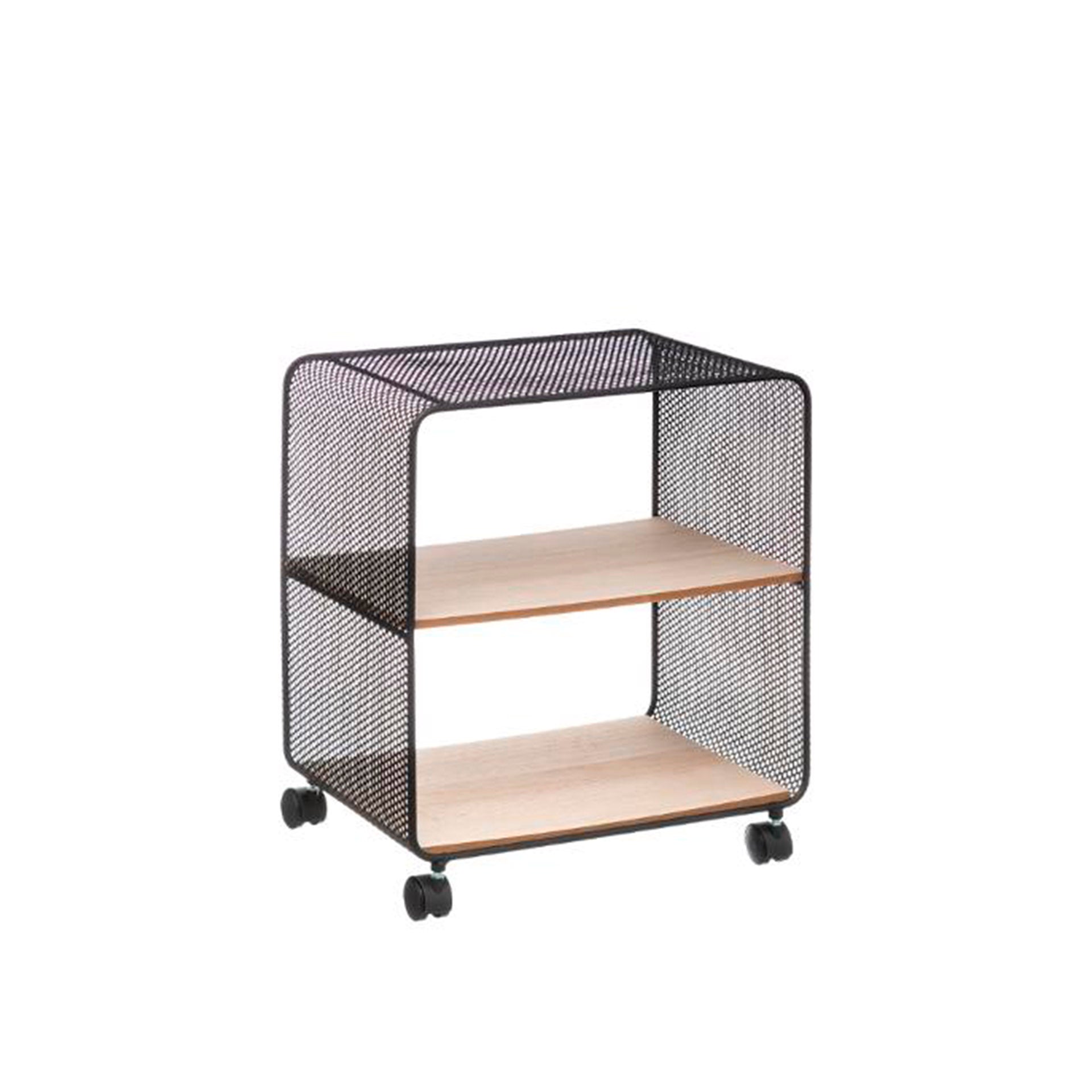 Estante com Rodas Metal 2 Prataleiras