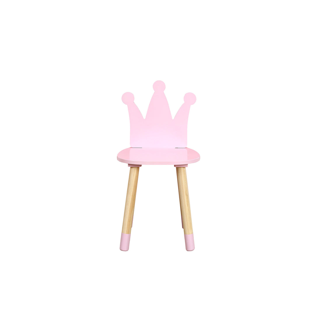 Cadeira Coroa Rosa Infantil