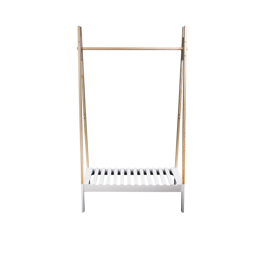 Charriot de Madeira com Base Branca