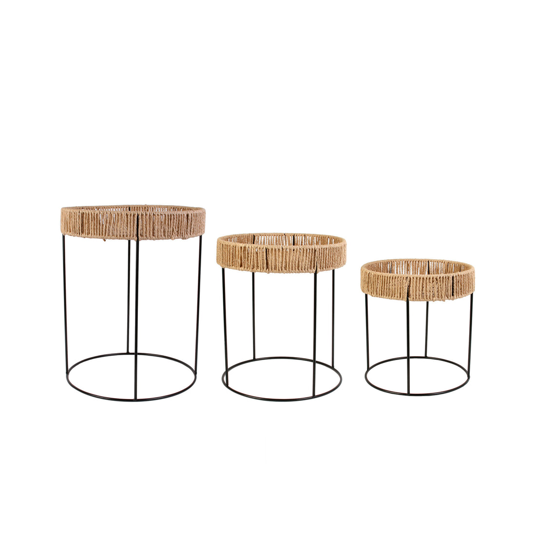 Conjunto 3 Mesas Apoio Blue Lagoon