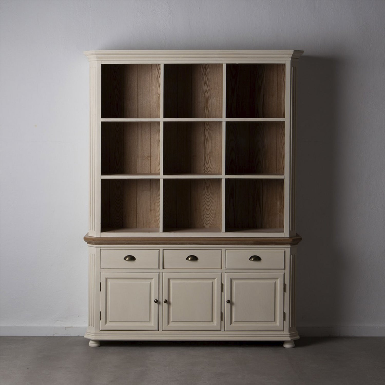 Estante para Livros Creme Natural