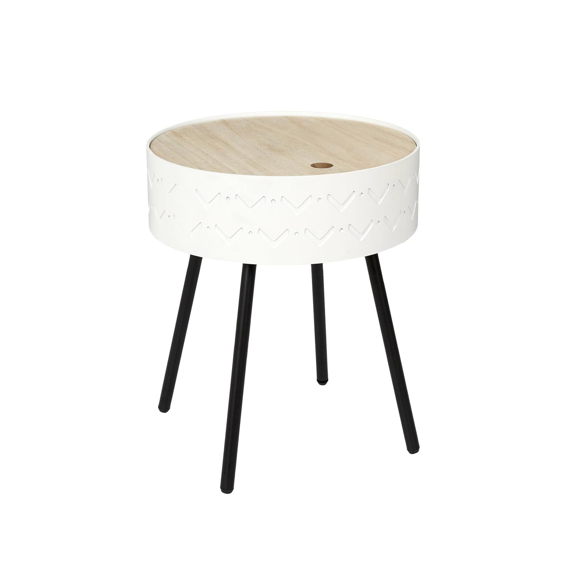 Mesa de Apoio com Arrumação Branco Eugenie