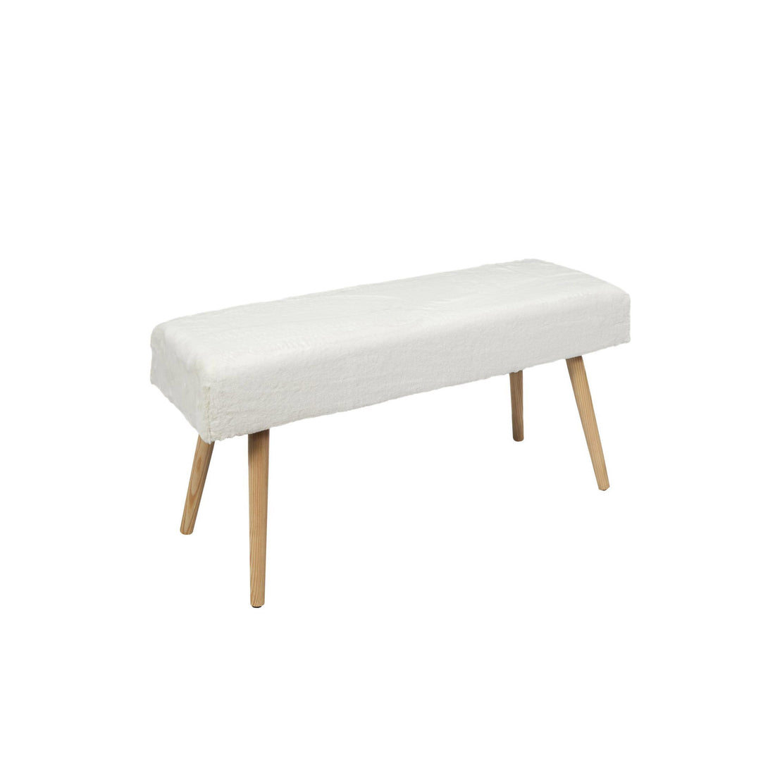 Banco Pele Sintética Branco