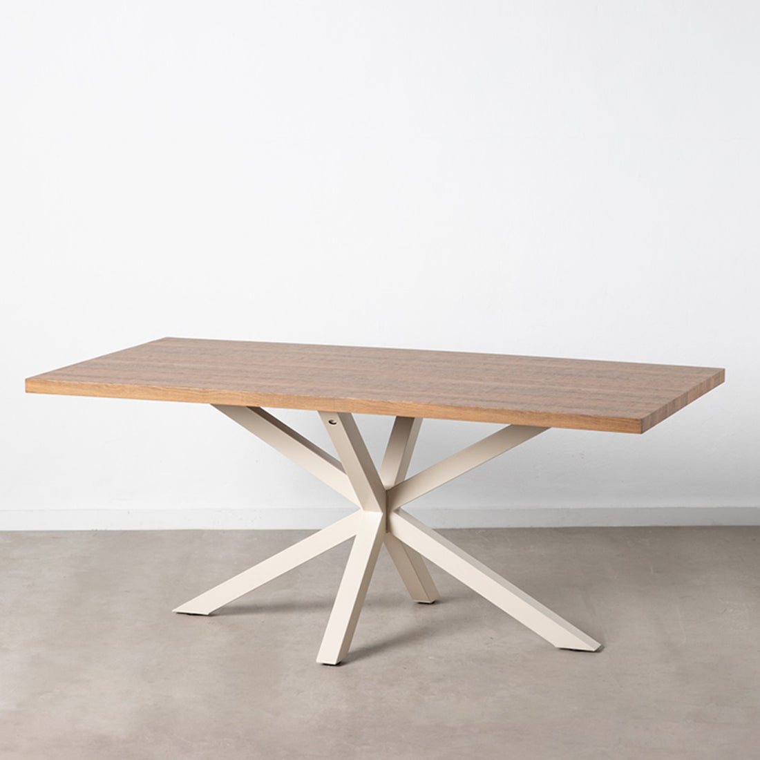 Mesa de Jantar MDF Branco Natural