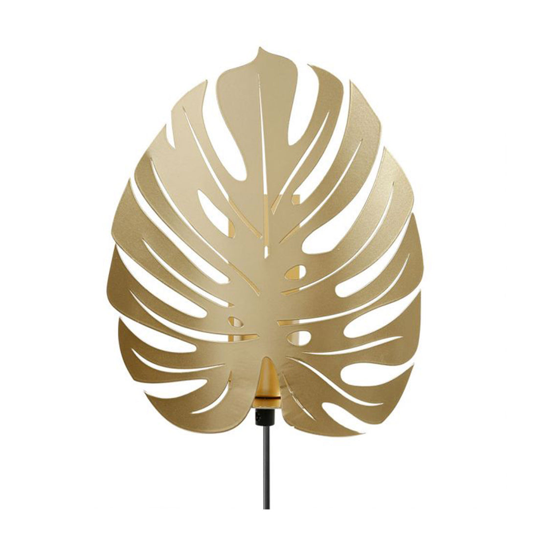 Aplique de Parede Folha Metal Dourada Moana