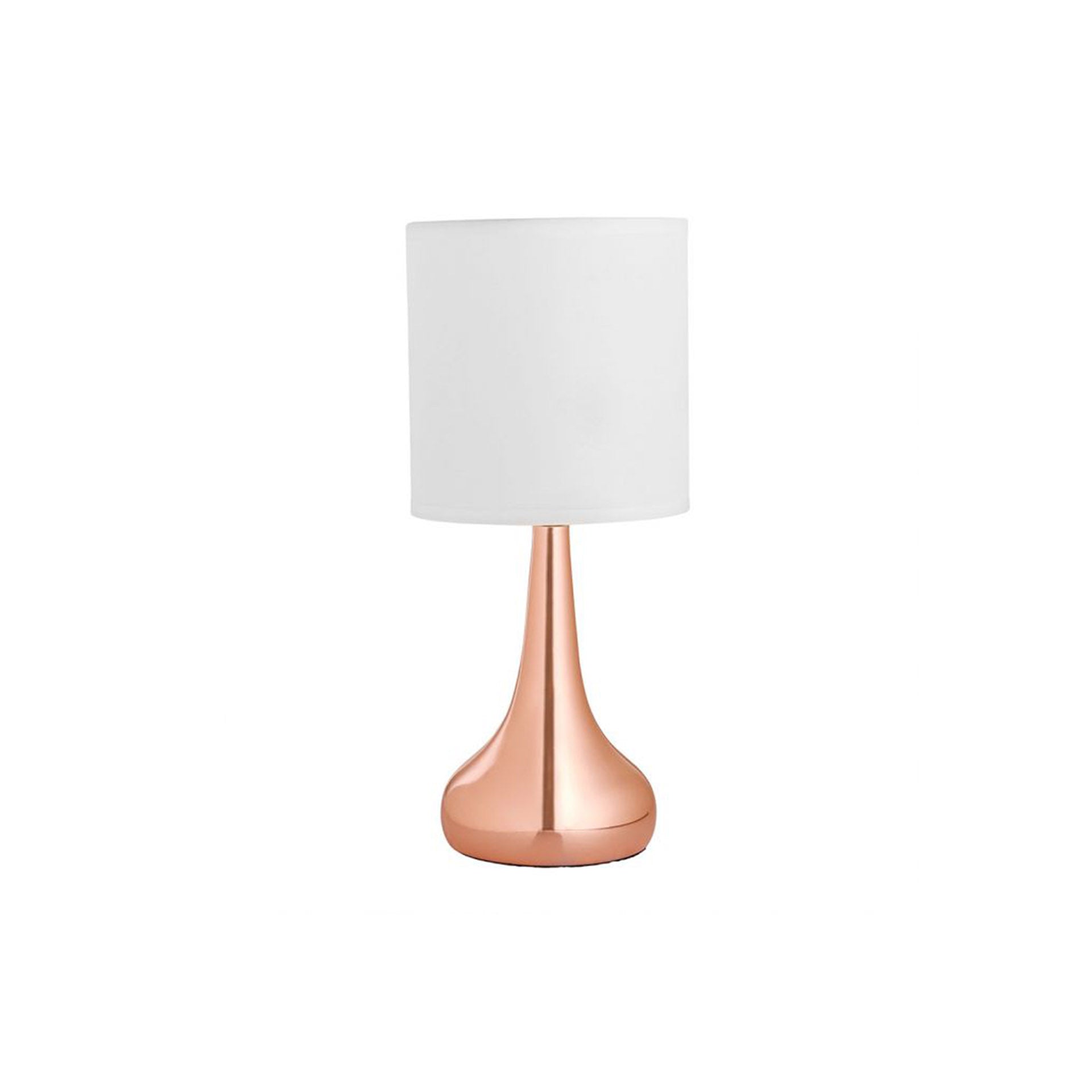 Candeeiro de Mesa Touch Pé Cobre