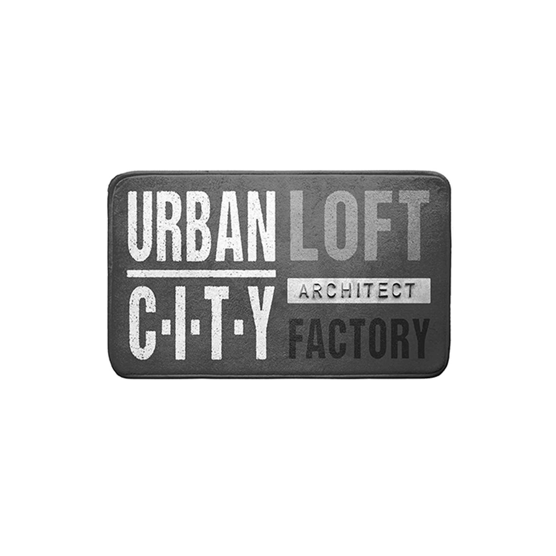 Alfombra Baño Salida Microfibra Estampado Urban Loft