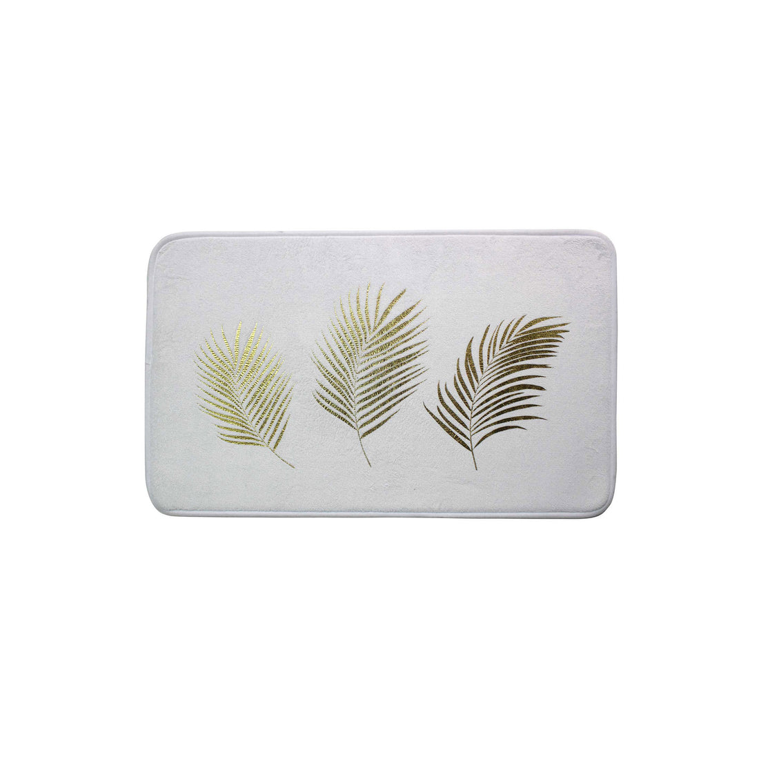 Alfombra Exit Baño Microfibra Estampado Orbella Blanco