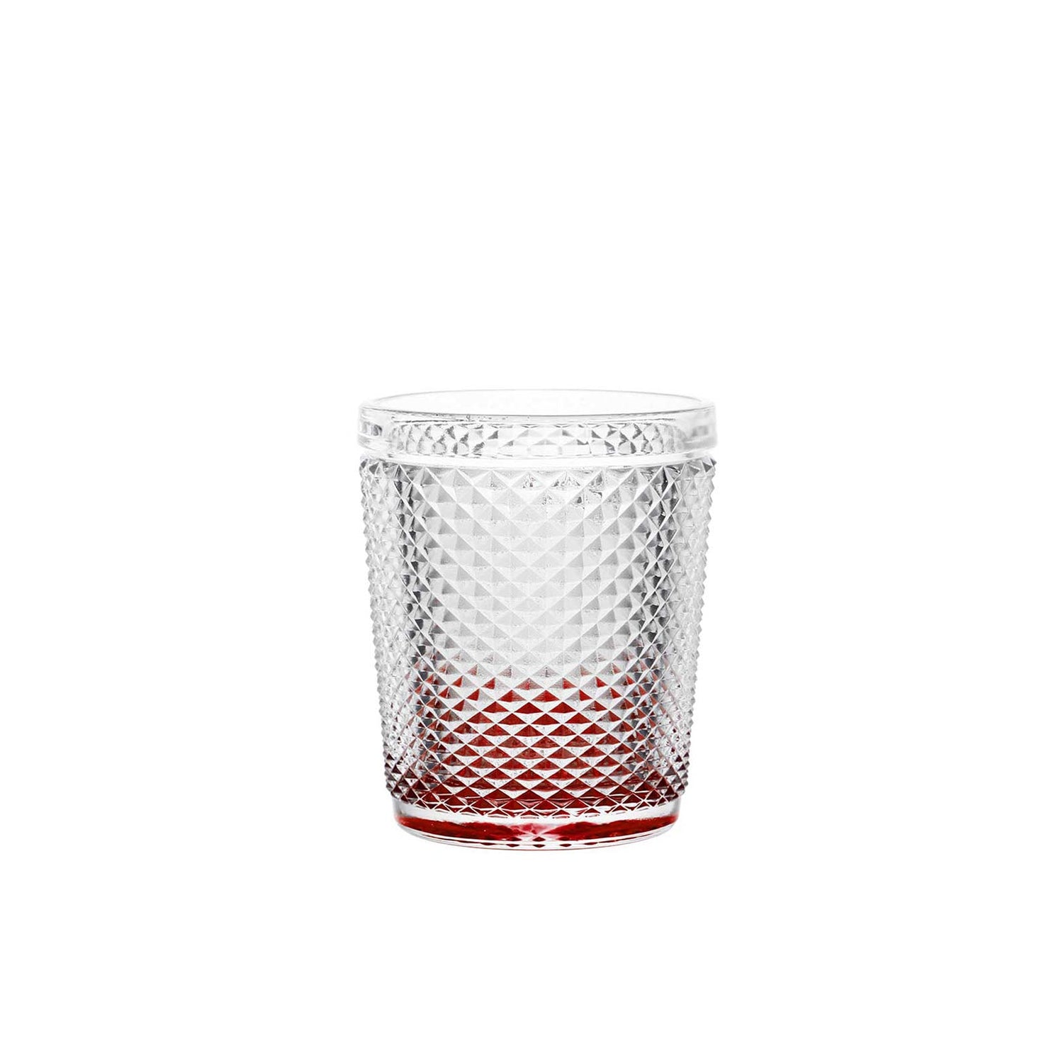 Copo Água Diamante Vermelho 300 ml