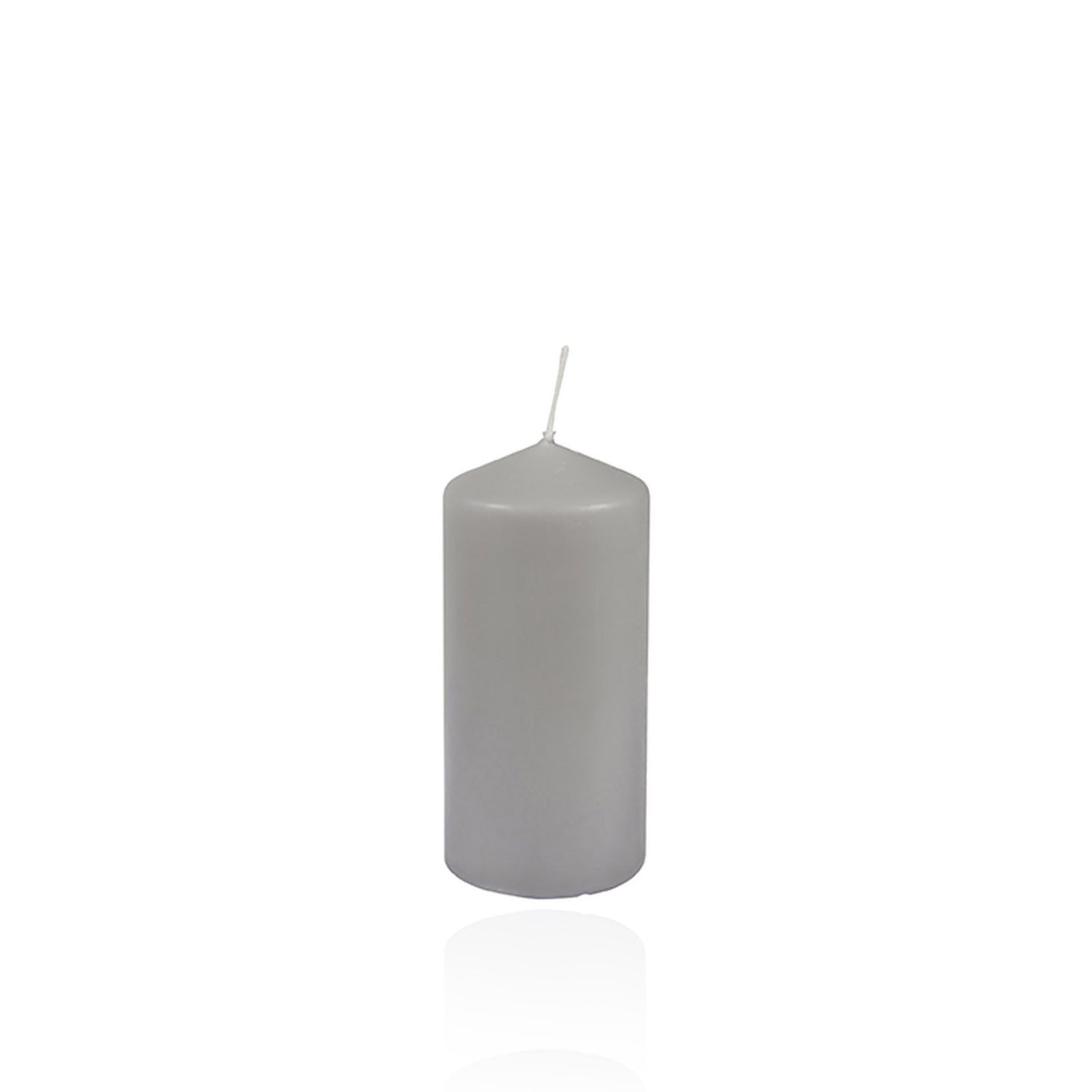 Vela Cilíndrica Fragrância Musk Branco 11 cm