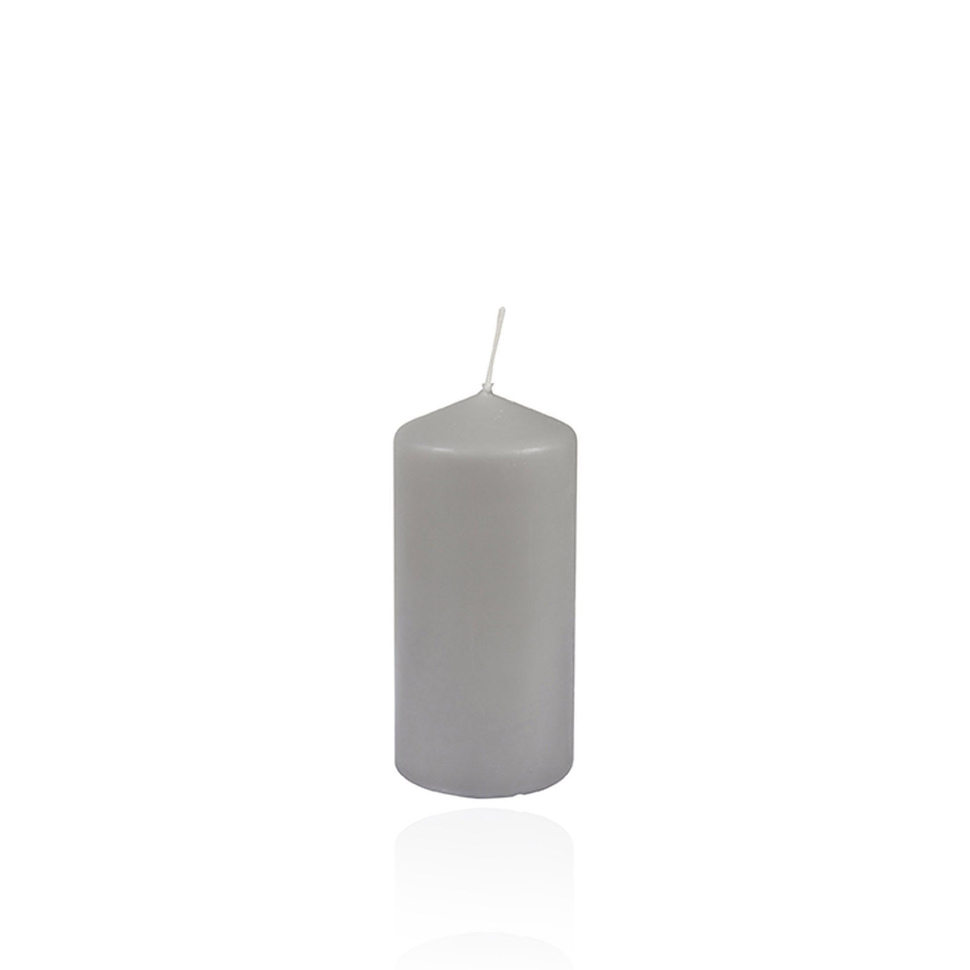 Vela Cilíndrica Fragrância Musk Branco 11 cm