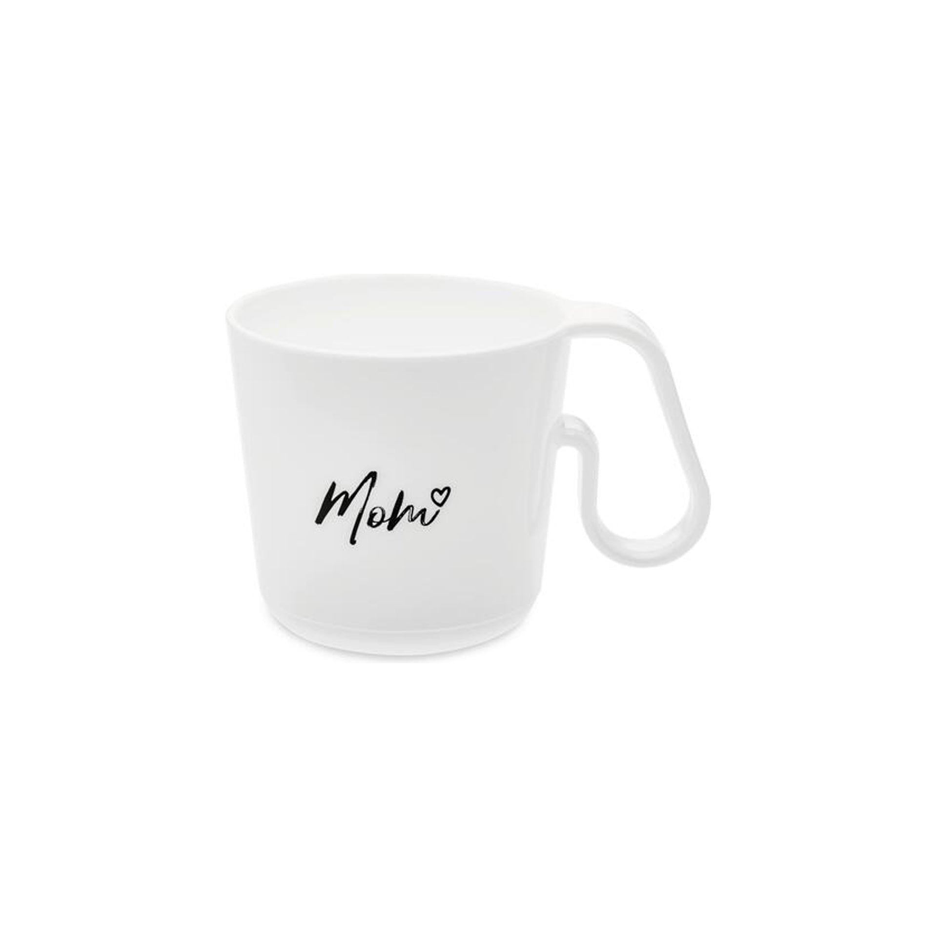 Caneca Plástica Branca Mom