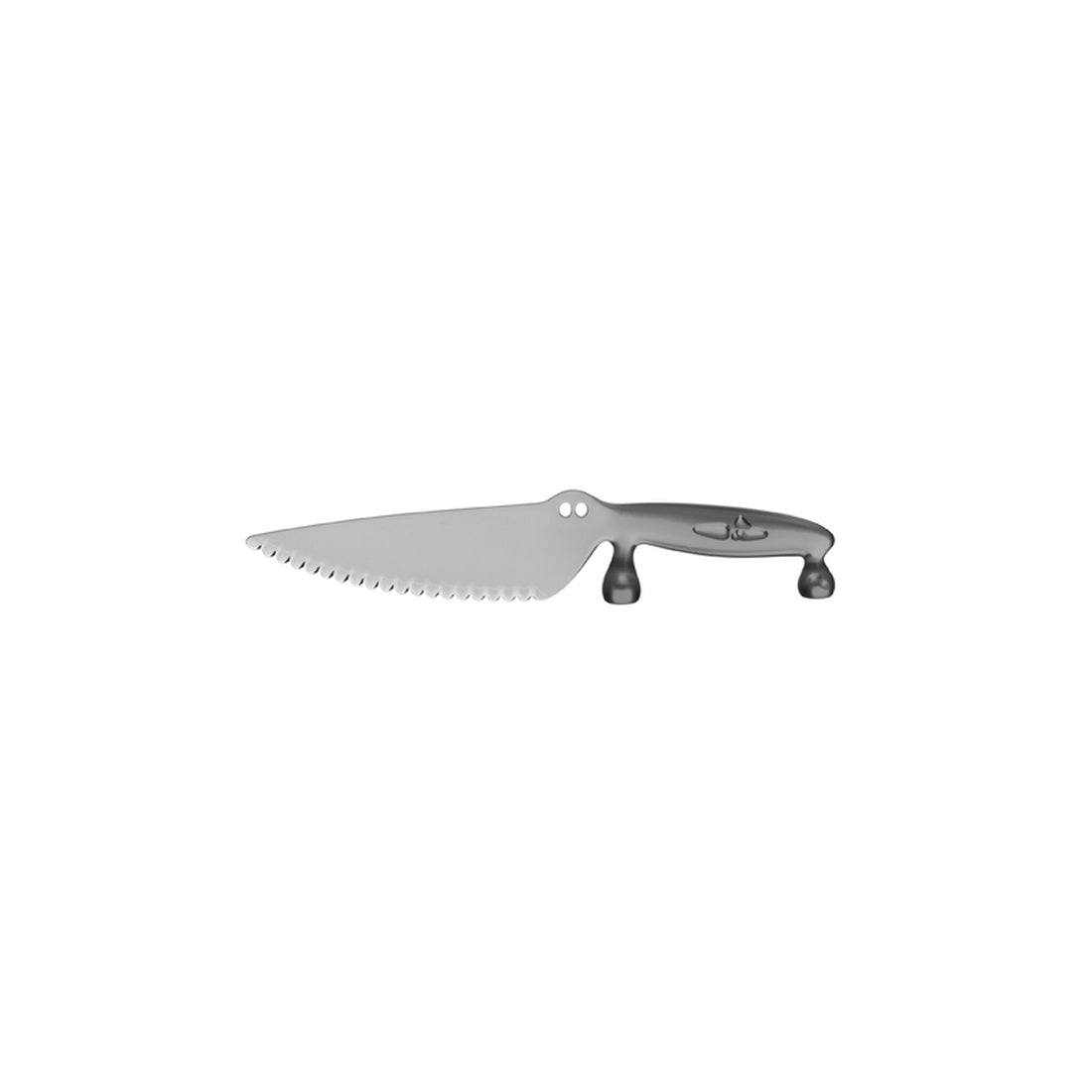 Cuchillo de cocina de plástico gris