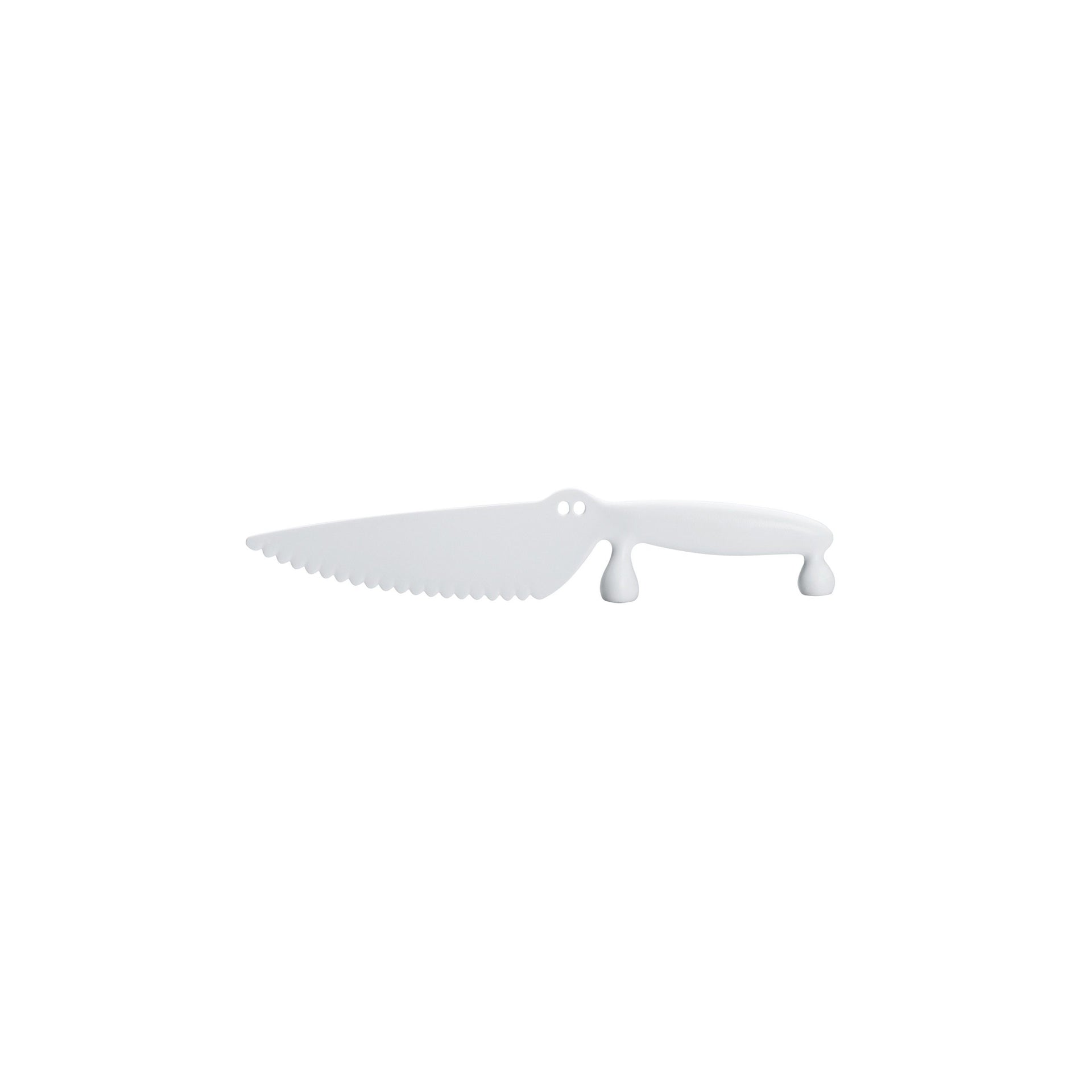 Cuchillo de cocina de plástico blanco