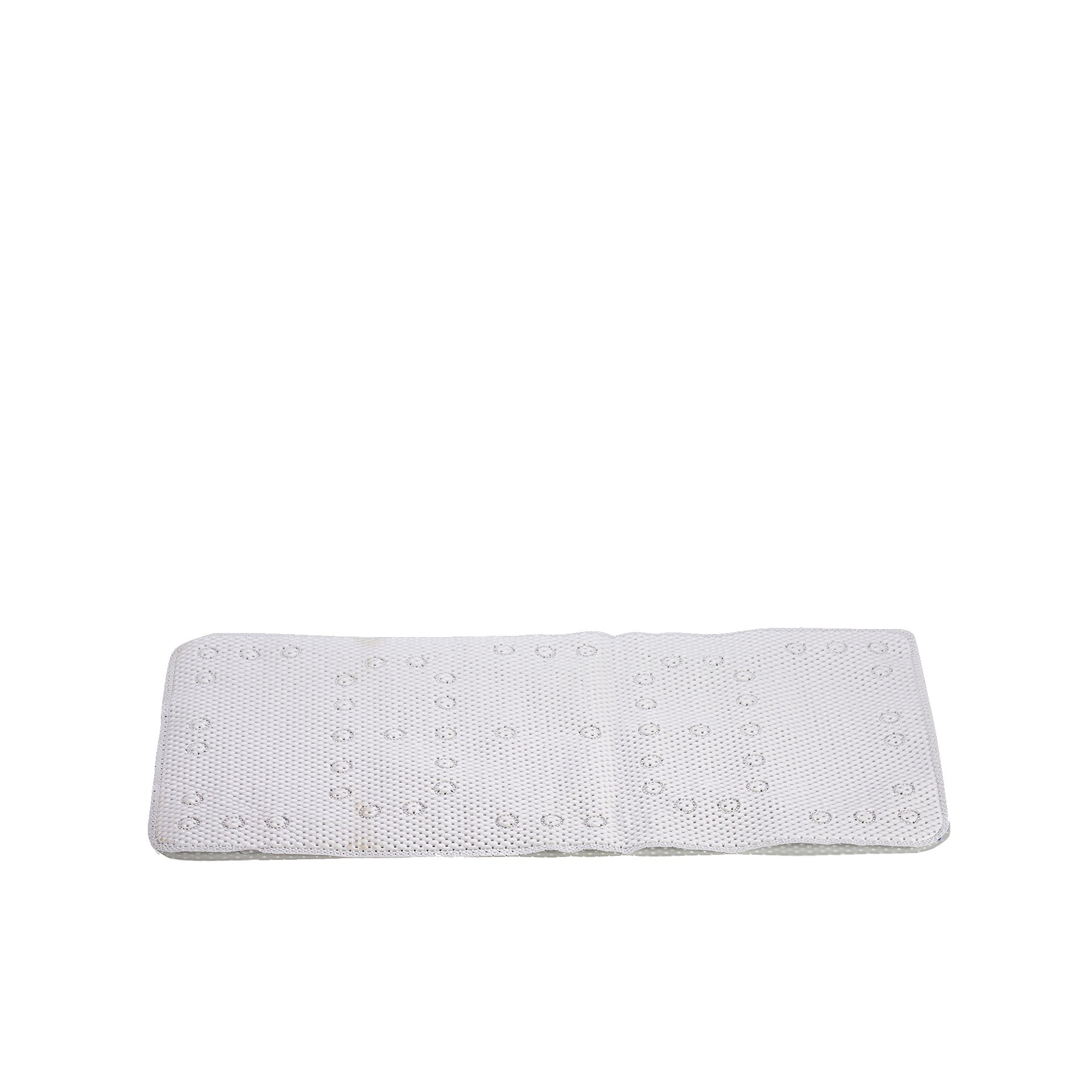 Alfombrilla de baño rectangular blanca