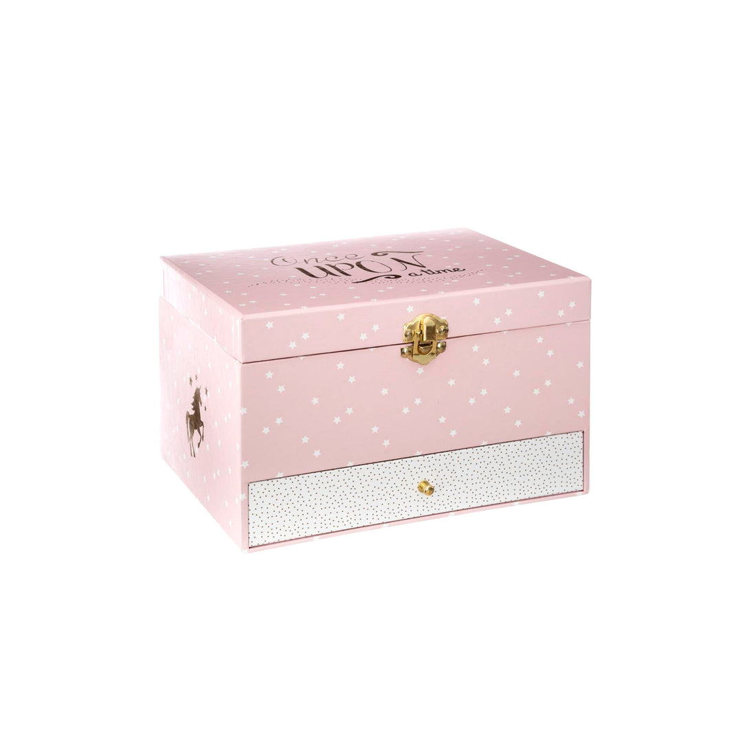 Caixa de Música Unicórnio Rosa