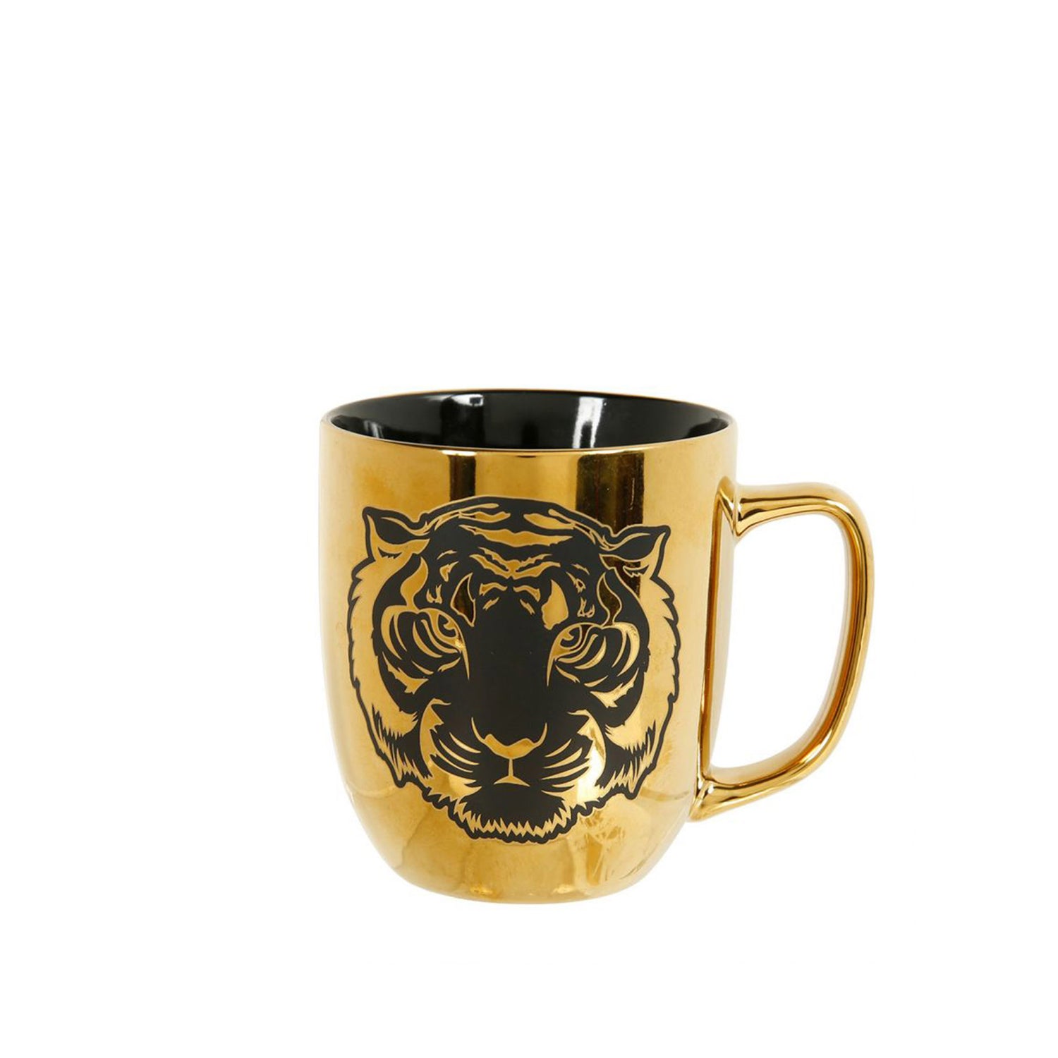 Caneca Cerâmica Dourada Tora