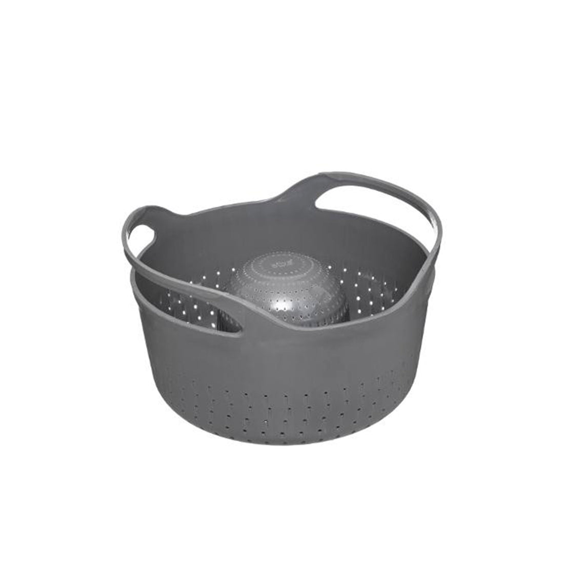 Escurridor de alimentos gris de 2 caras