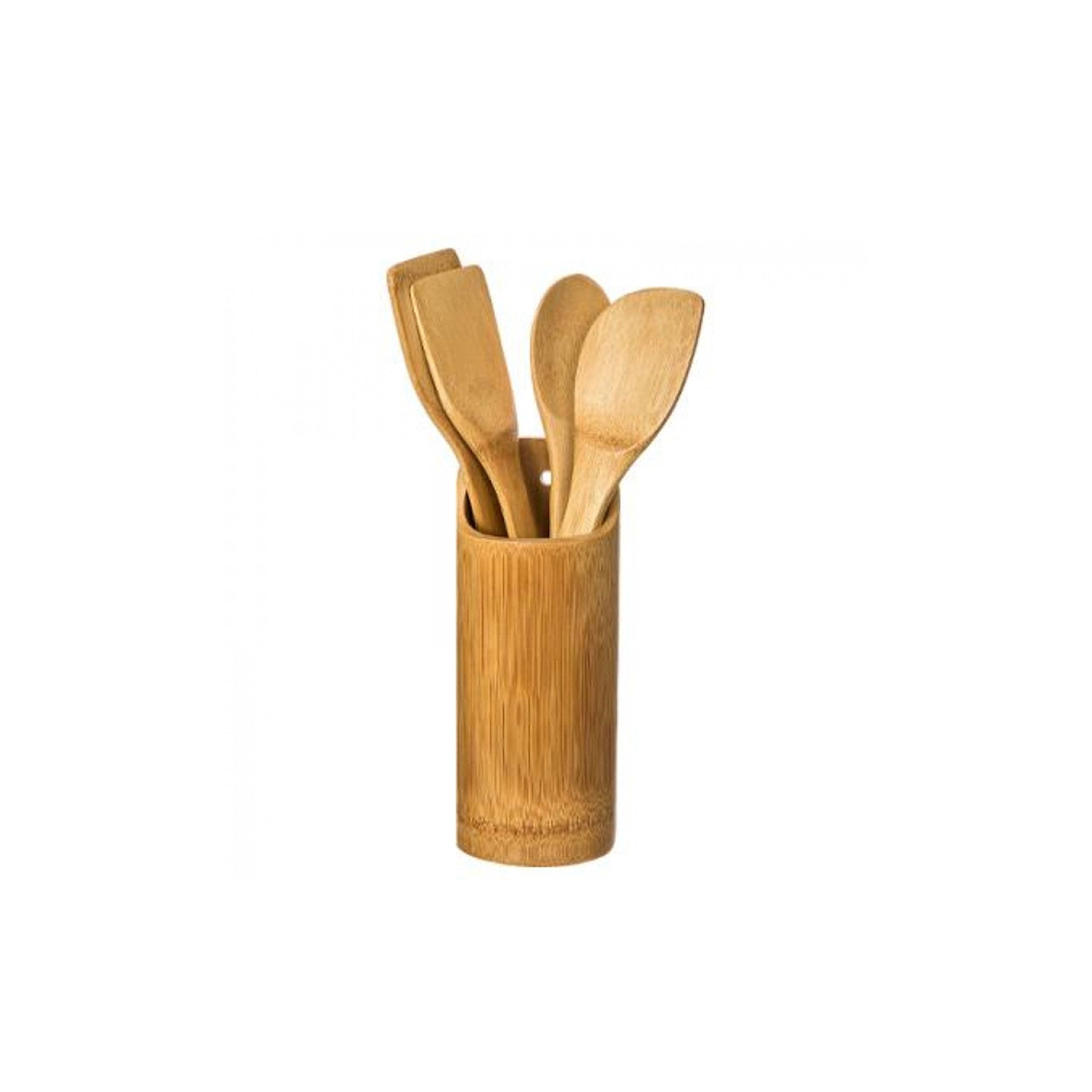 Conjunto de 4 Utensílios de Cozinha com Suporte