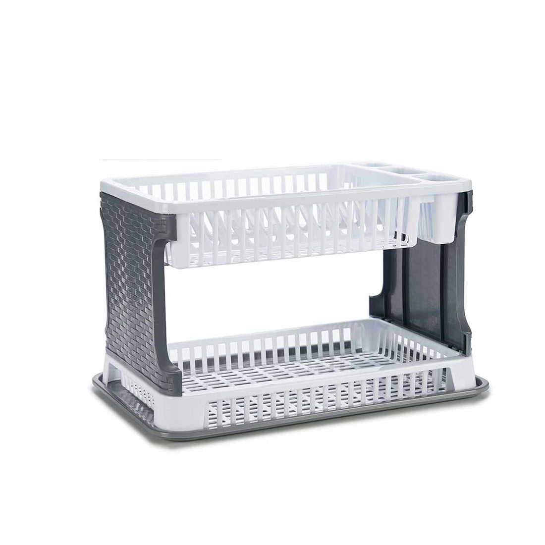 Escurreplatos Plastico Blanco 2 Niveles