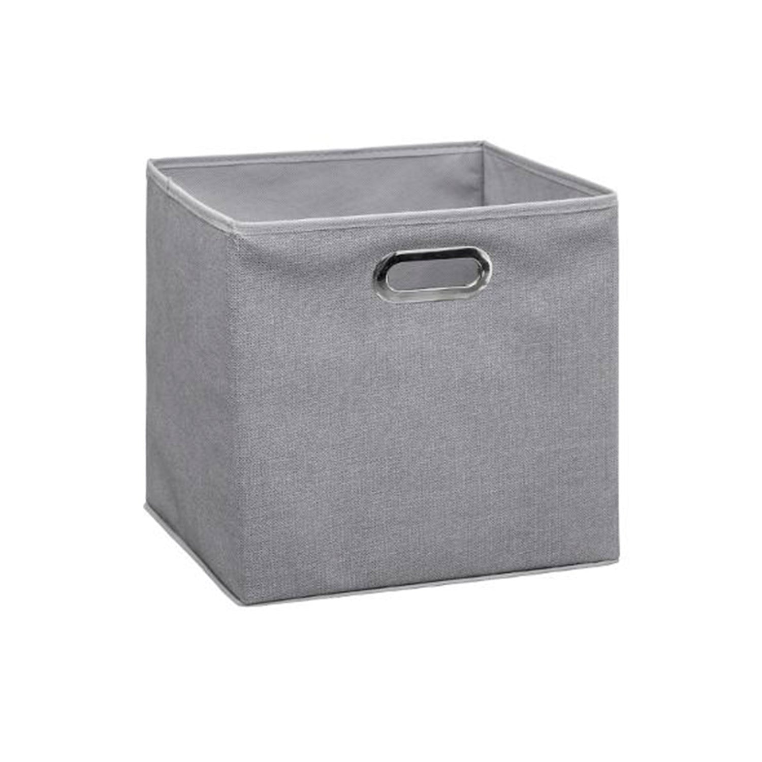 Cubo de almacenamiento gris claro