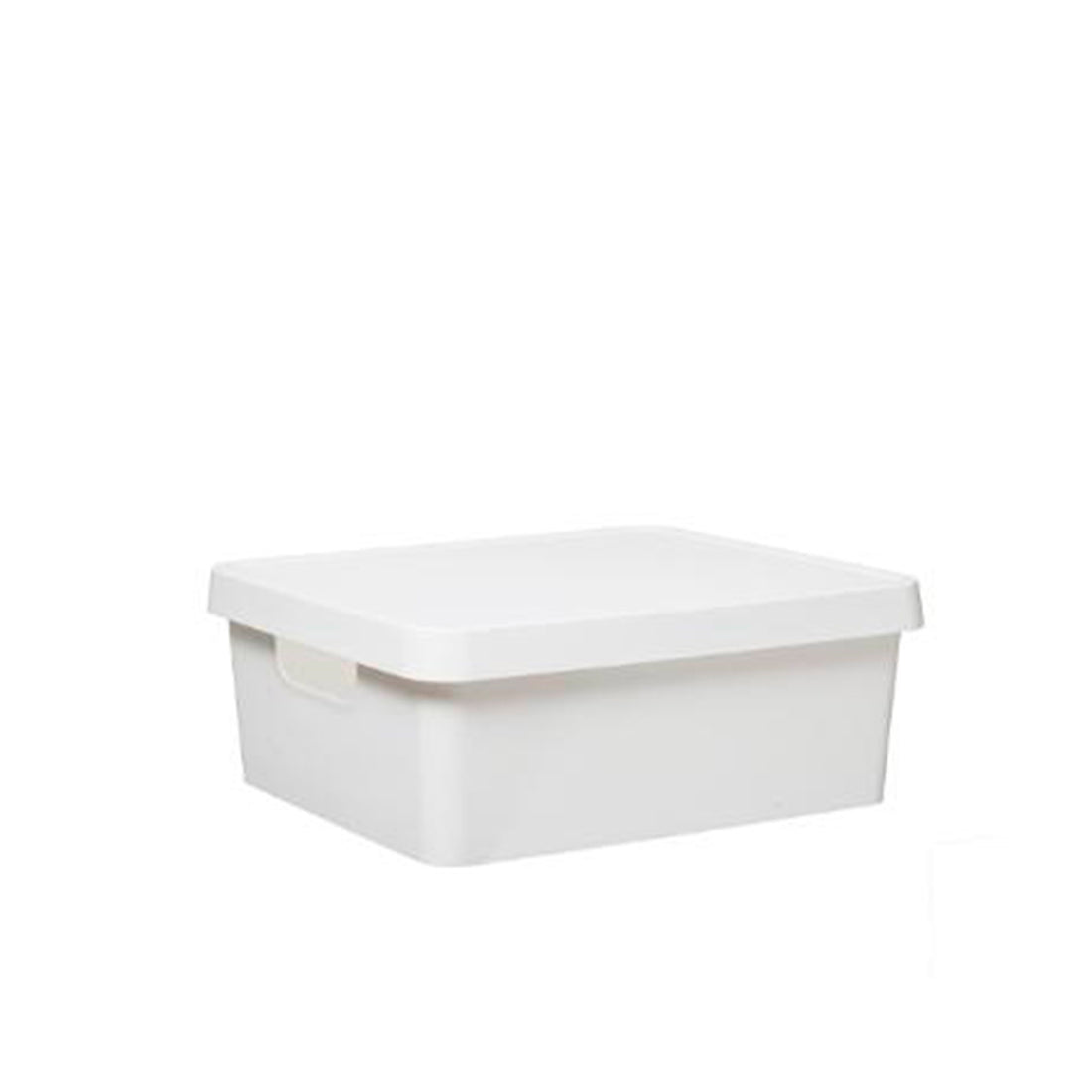 Caja de Almacenamiento con Tapa Blanca 11 L